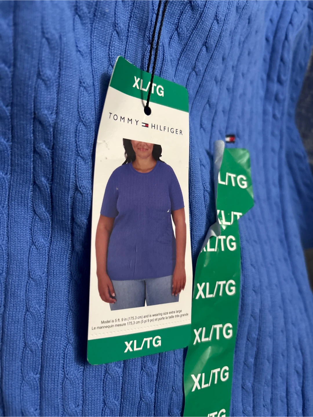 2pc New Tommy Hilfiger Cable Knit Tee - XL - photo 2