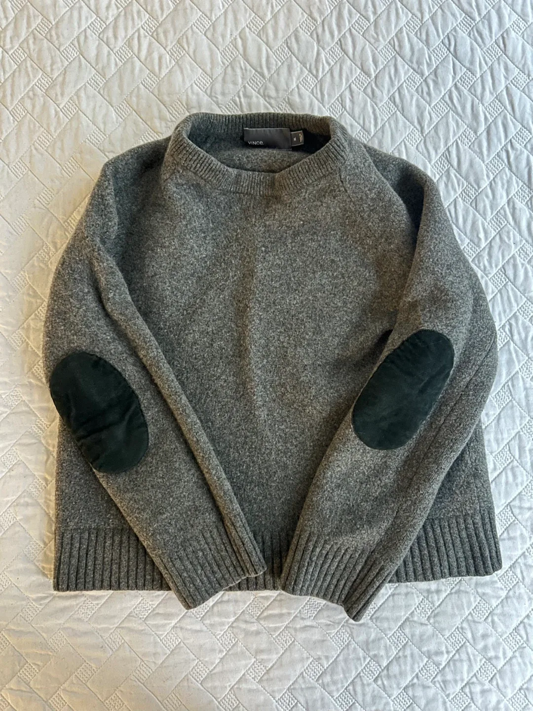 Vince Gray Wool Blend Sweater, Size S