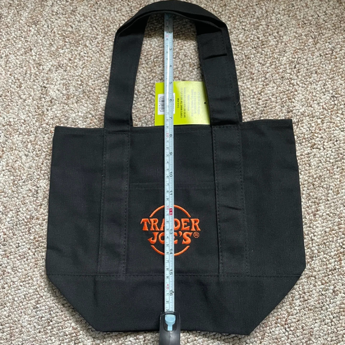 🥕Halloween Trader Joe's Black Tote Bag image indicator(6)