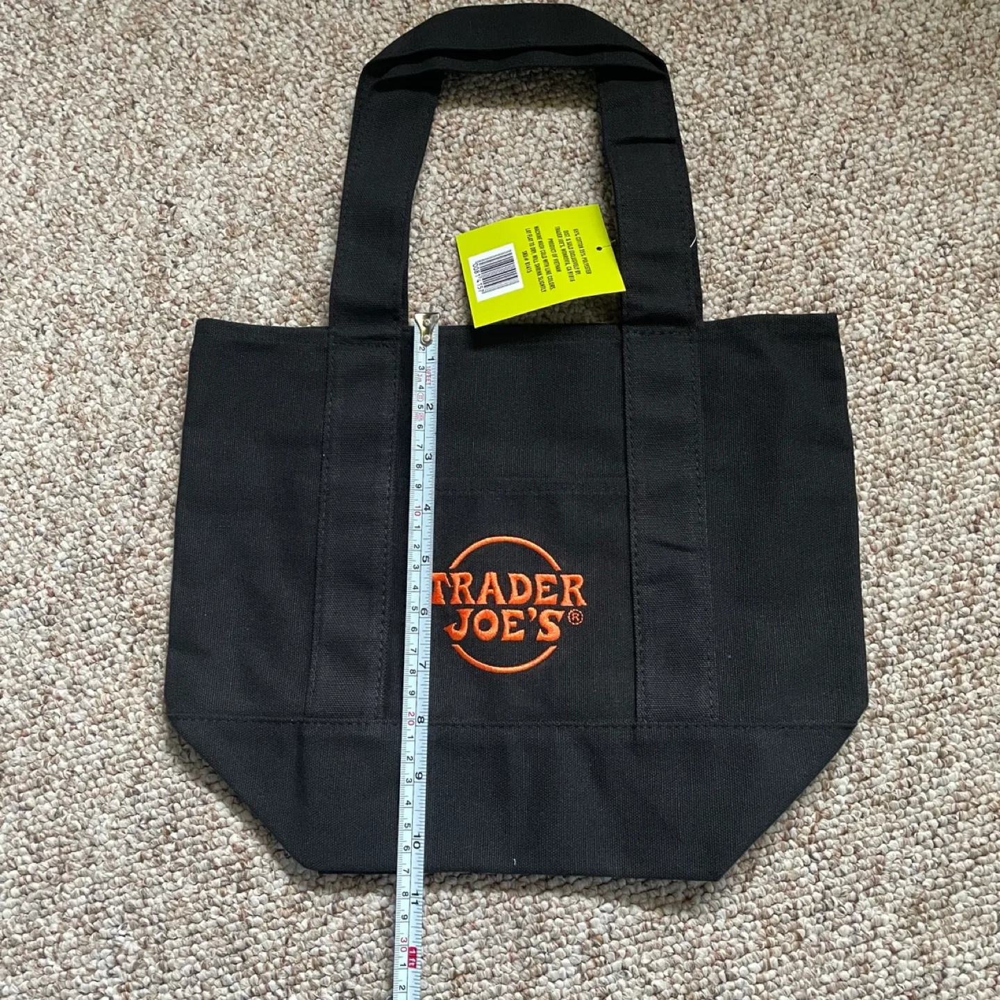 🥕Halloween Trader Joe's Black Tote Bag image indicator(4)