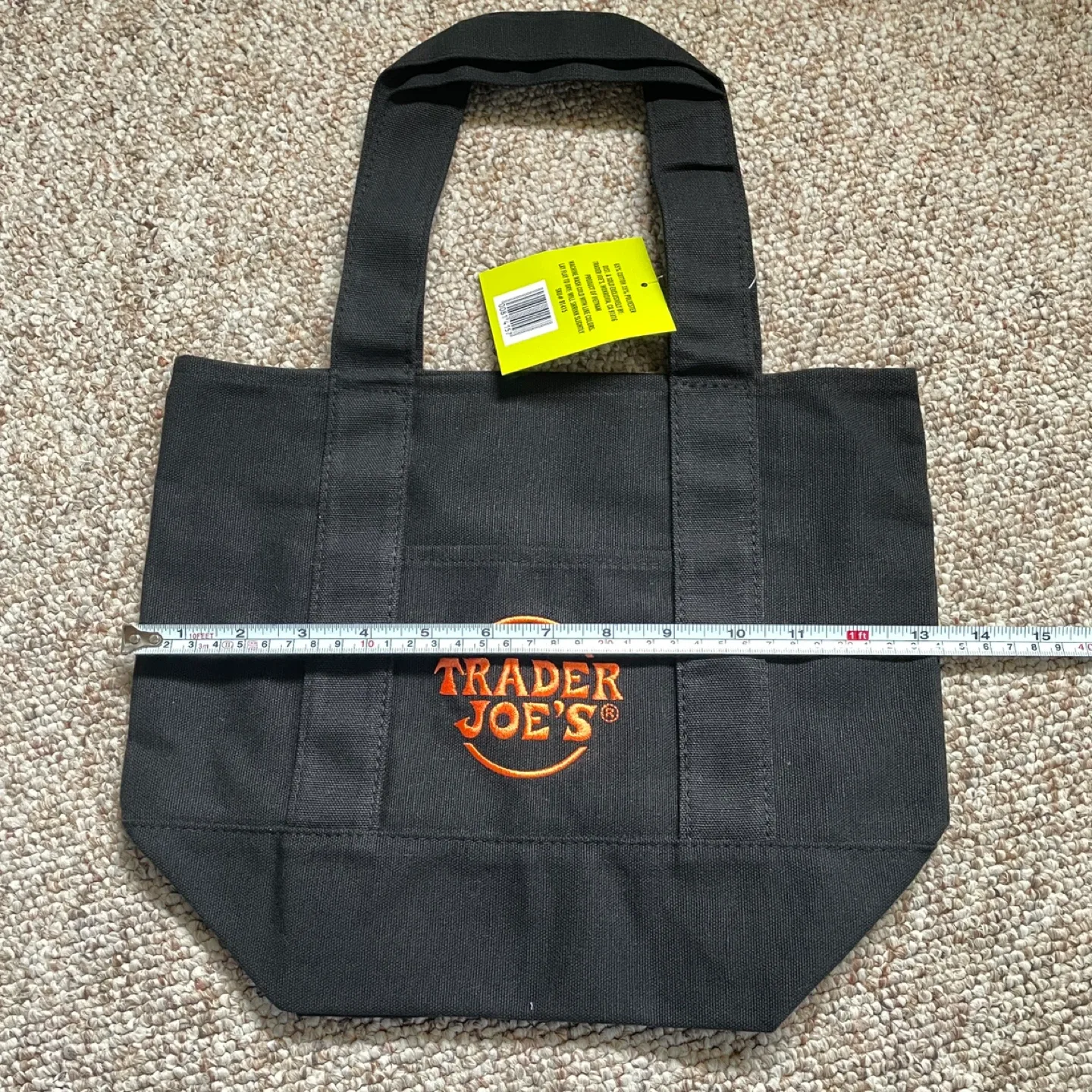 🥕Halloween Trader Joe's Black Tote Bag image indicator(3)