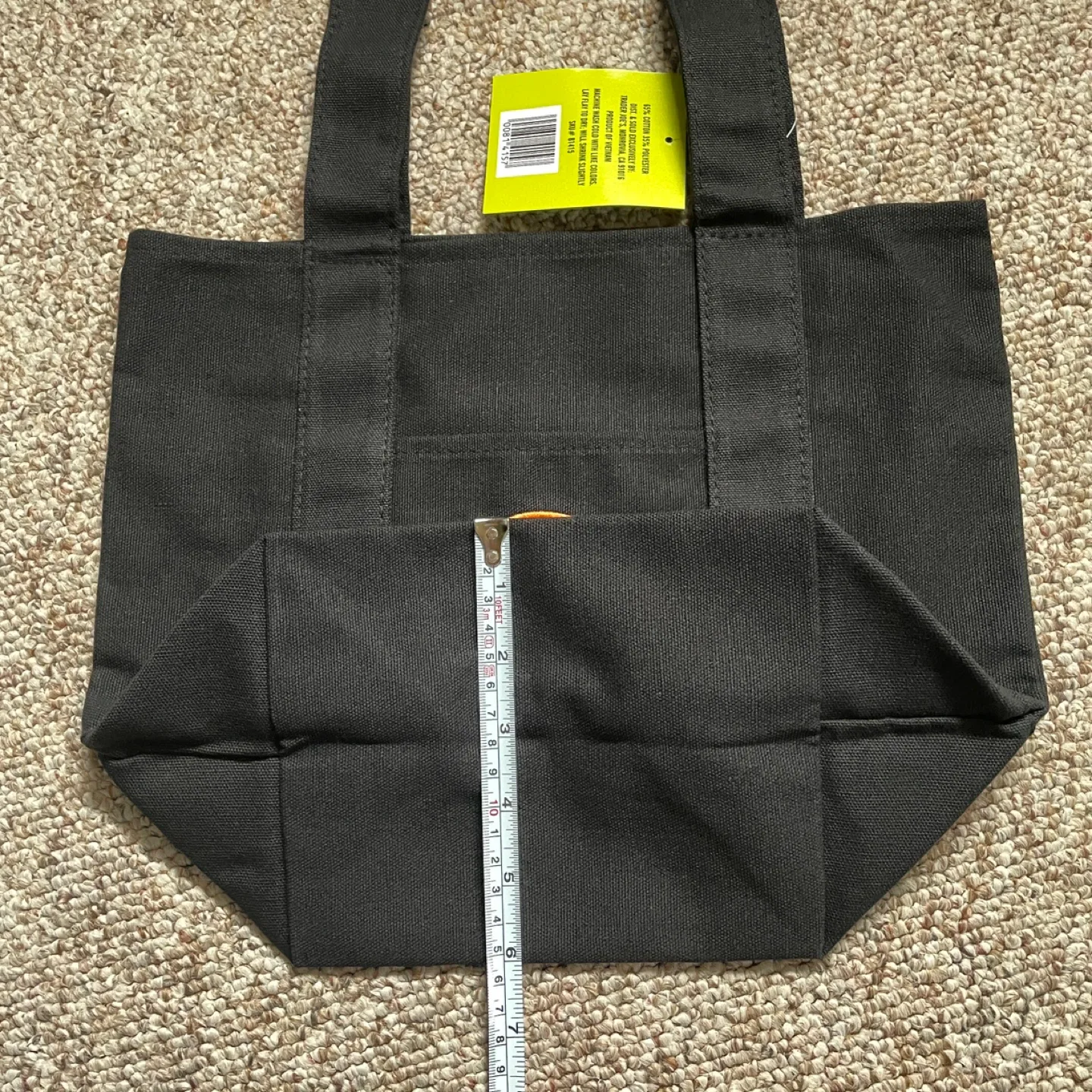 🥕Halloween Trader Joe's Black Tote Bag image indicator(5)