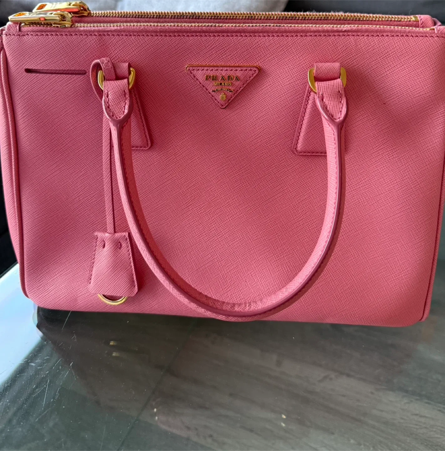 Prada Saffiano Lux leather bag thumbnail