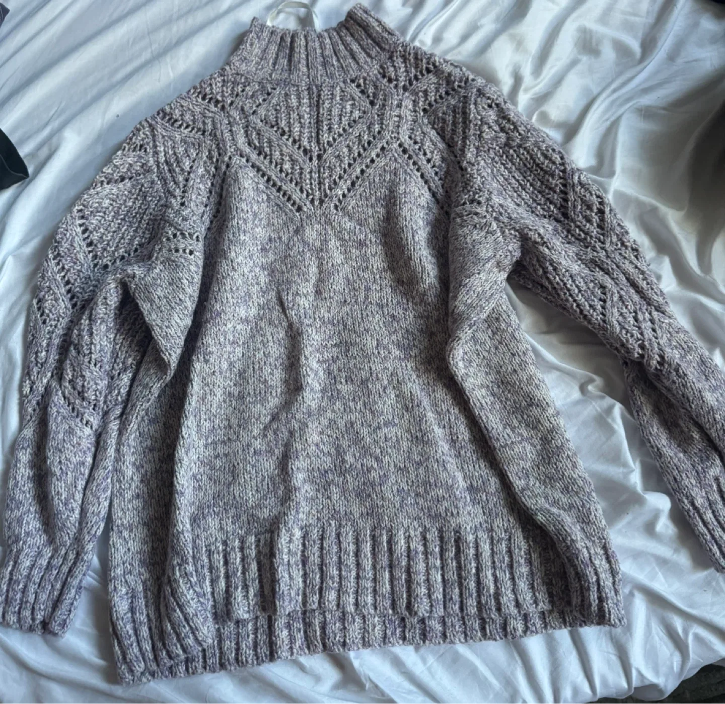 Purple Knit Sweater