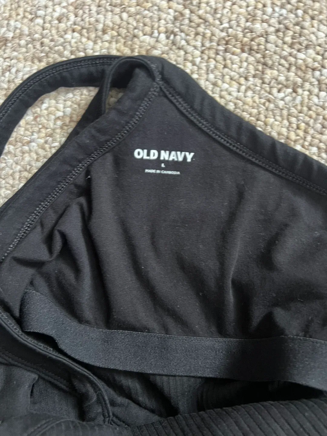 Old Navy Black Top - Size L image indicator(3)
