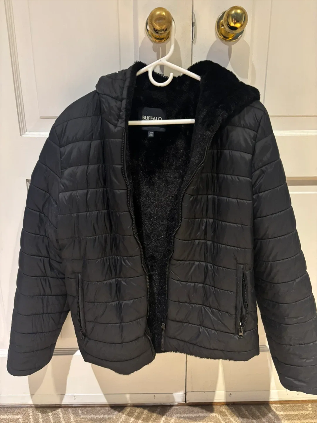 Buffalo Black Puffer Jacket - Size S image indicator(2)