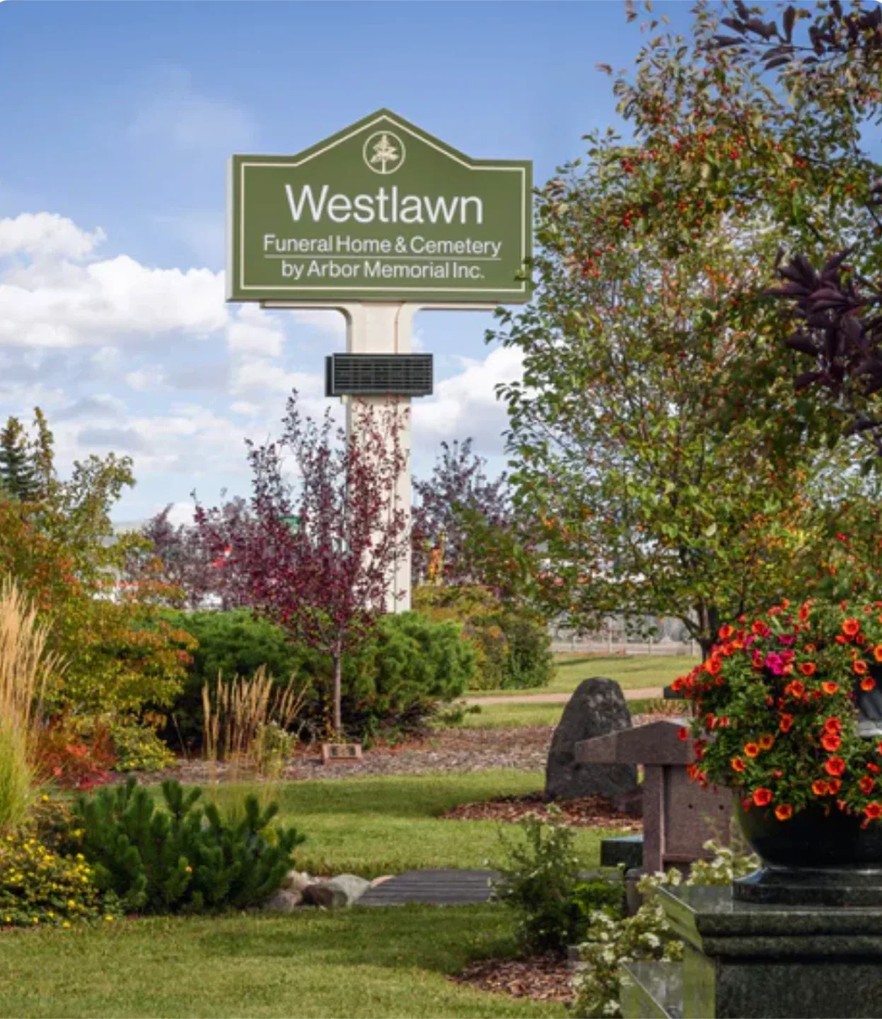 Westlawn Funeral Home & Cemetary Plot