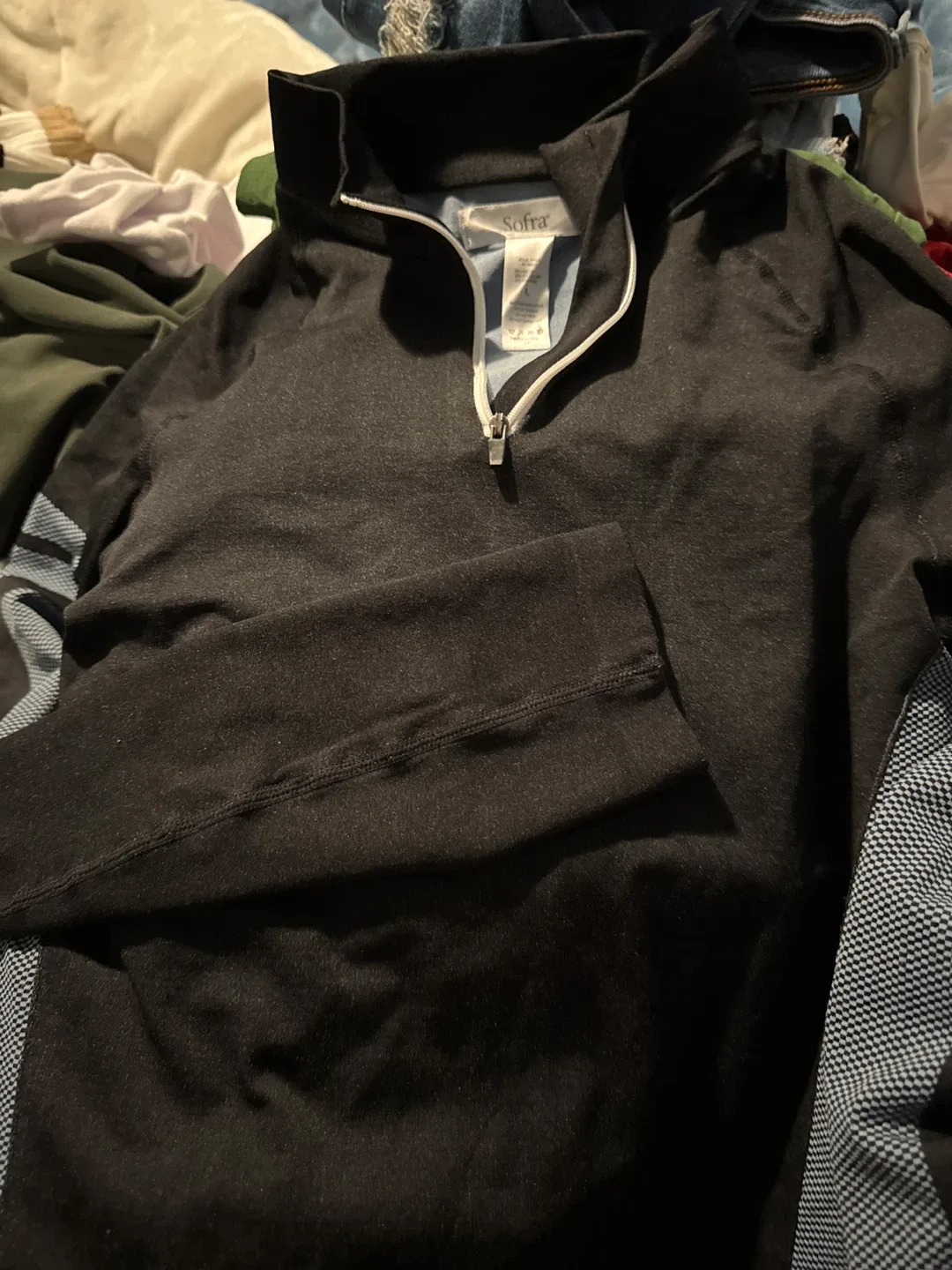 Sofra Black Pullover - Size L thumbnail