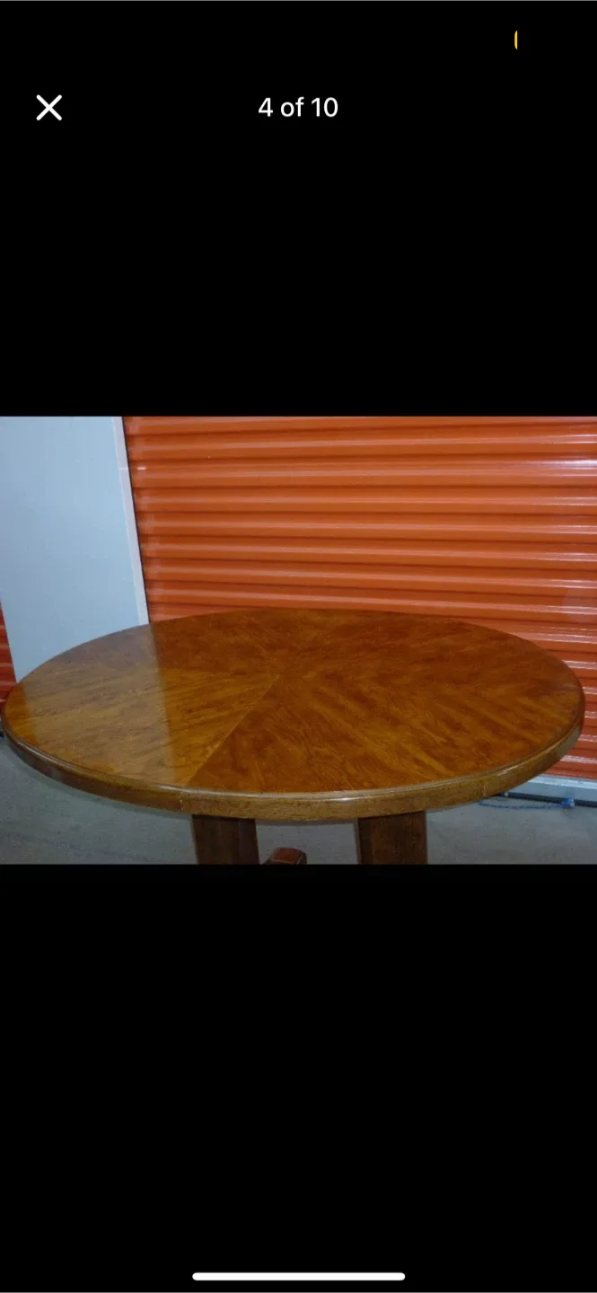 Thomasville Oval Dining Table w 6 Chairs thumbnail