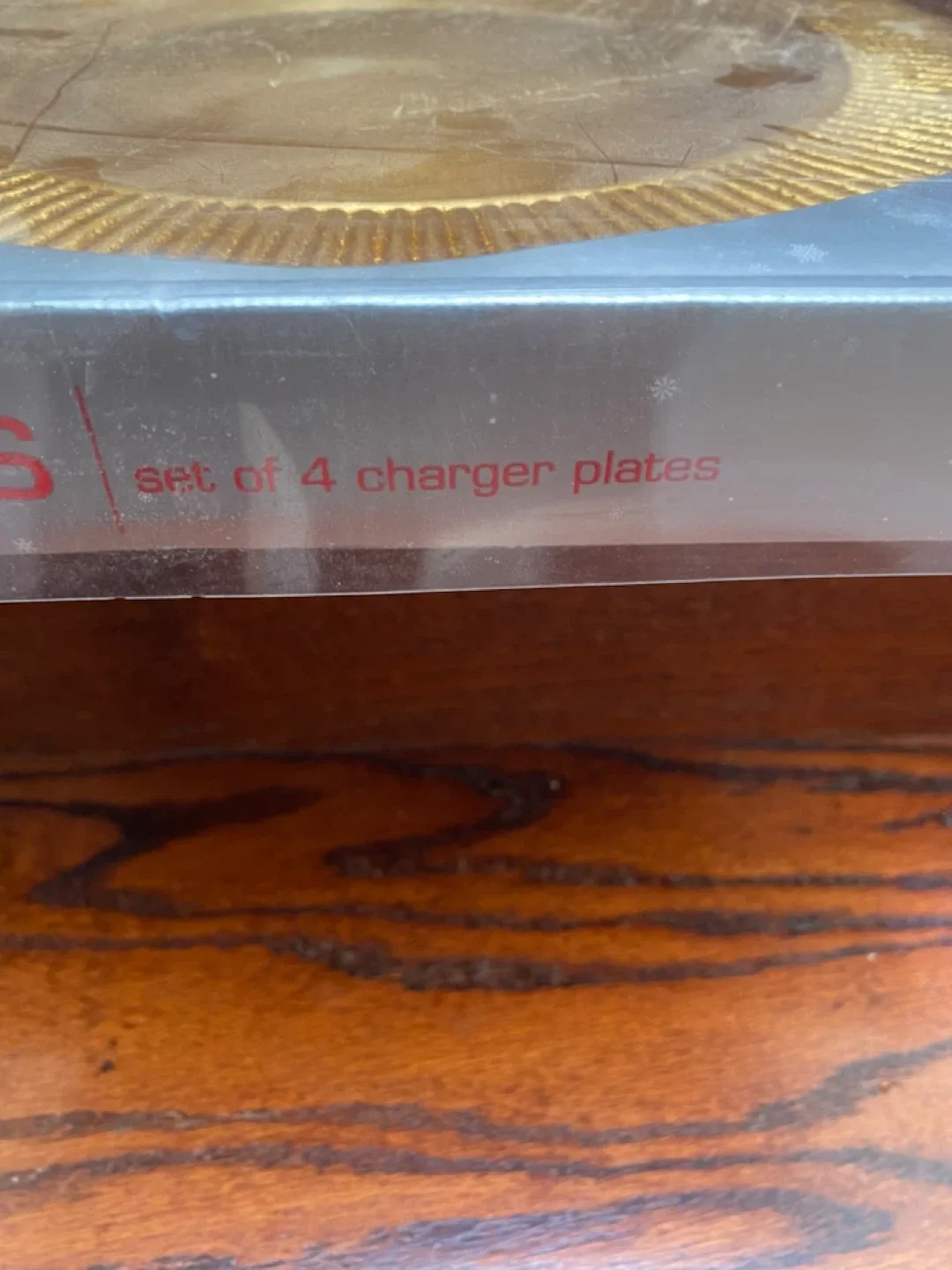 Holidays by Kitchen Stuff Plus Charger Plates (Set of 4) image indicator(3)