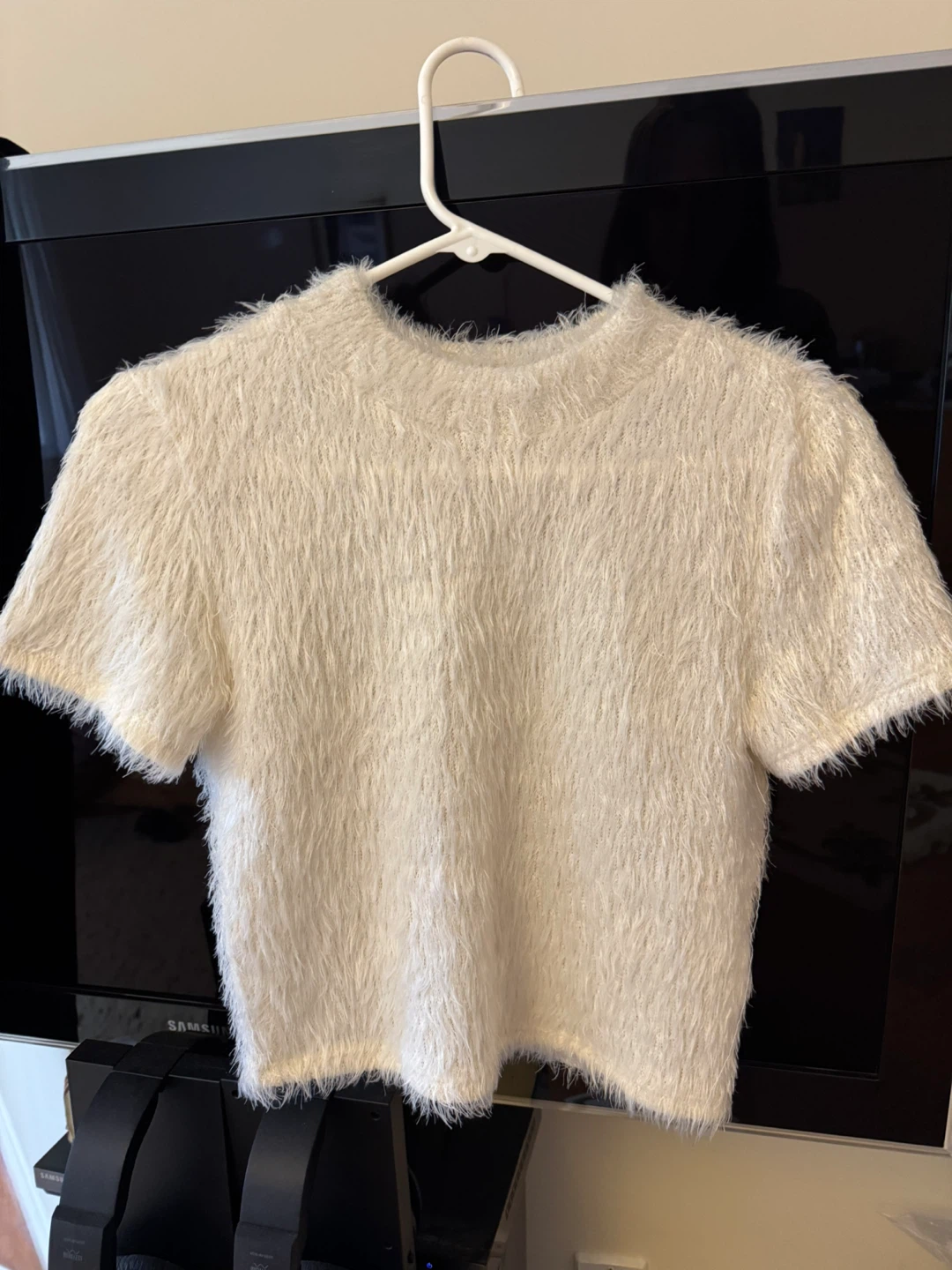 Ardene Fuzzy Knit Top - Size M