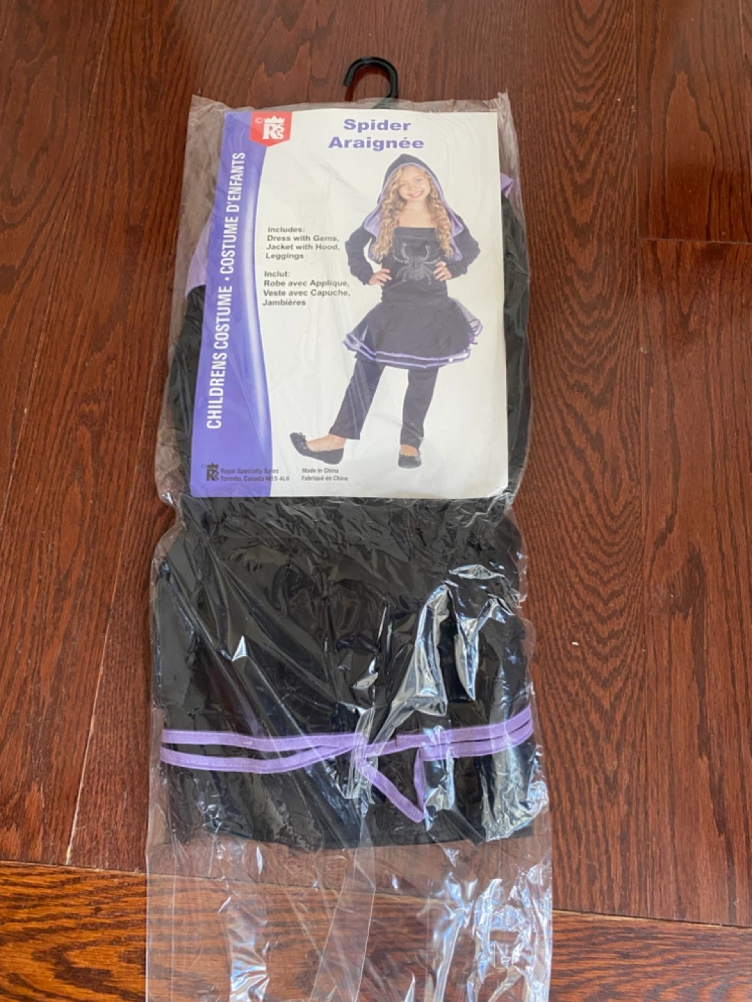 Spider Araignée Costume (Size Large, 8-10 Years)