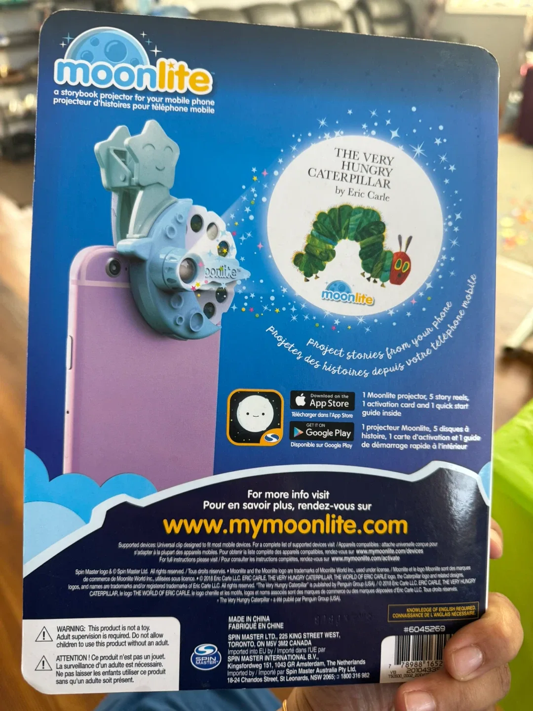 Moonlite Storybook Projector for Mobile Phone image indicator(6)