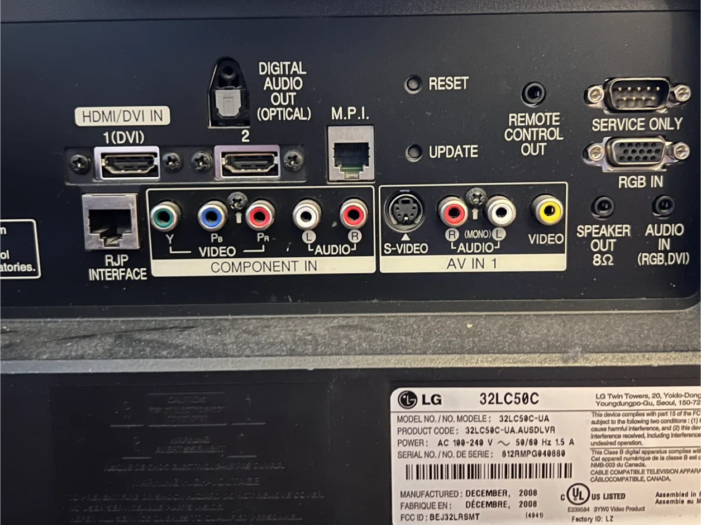 🥕LG 32LC50C 32-inch LCD TV image indicator(3)
