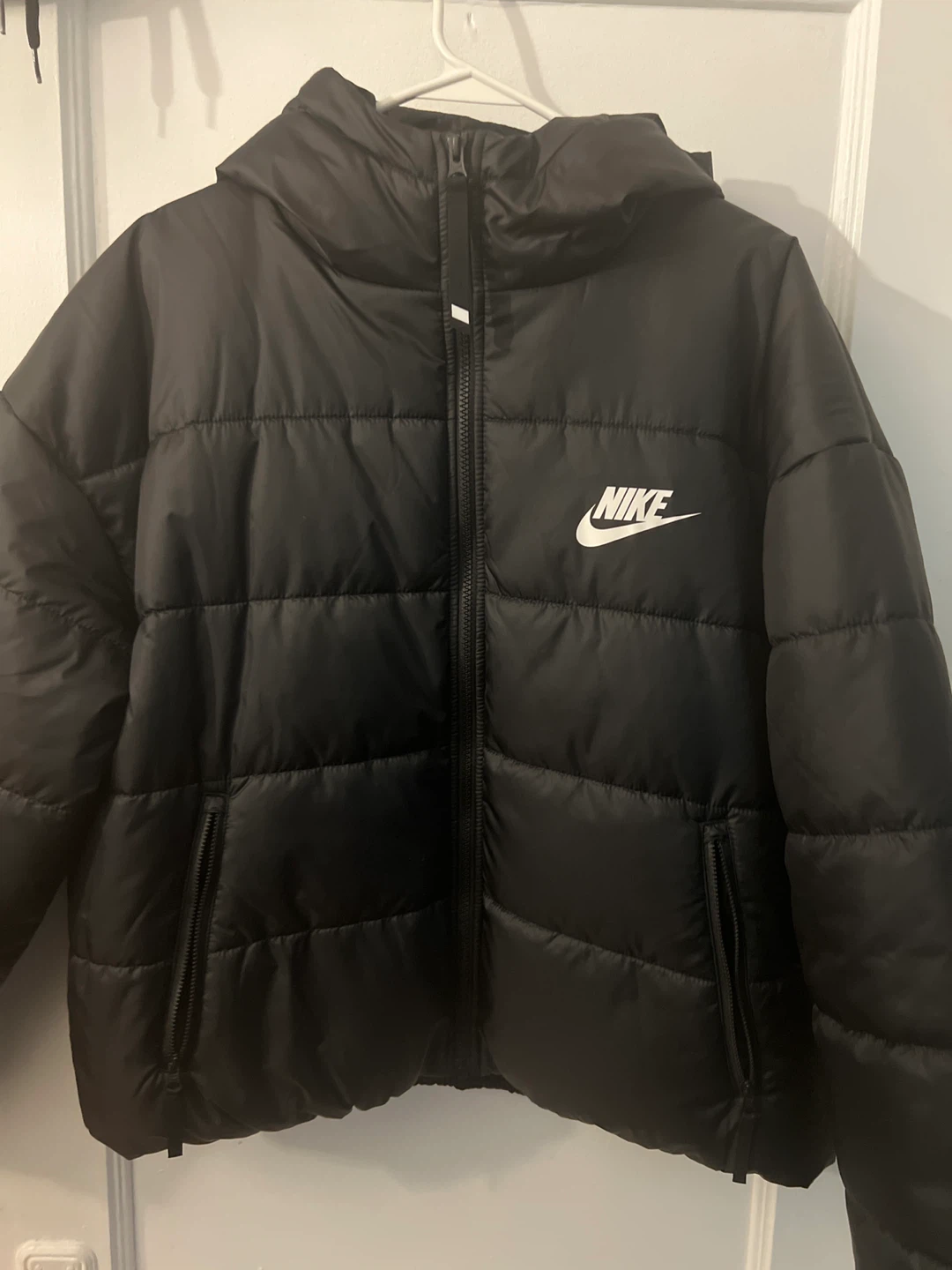 Nike Therma-FIT Black Puffer Jacket - Large