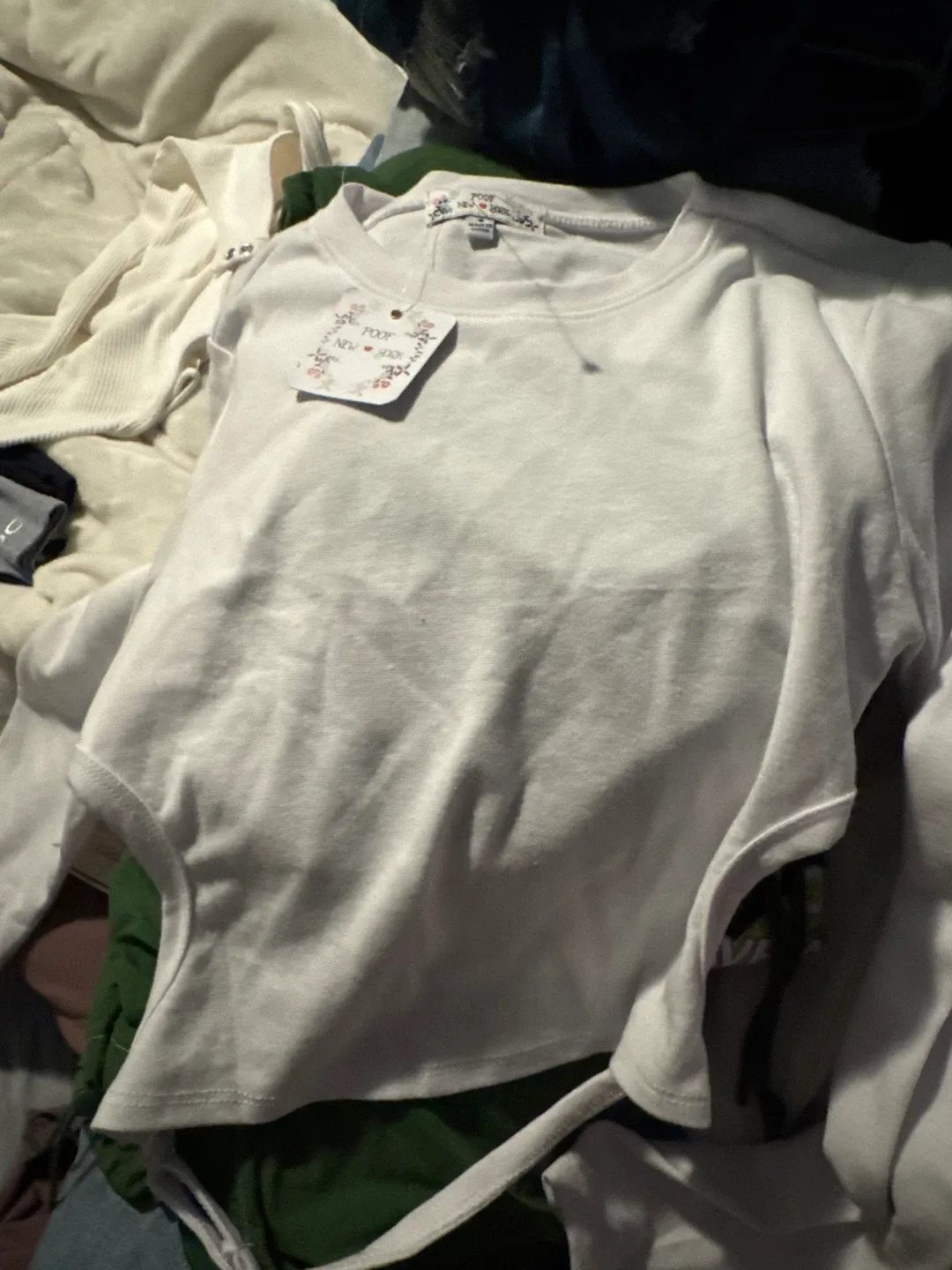 POOF New York White Bodysuit thumbnail