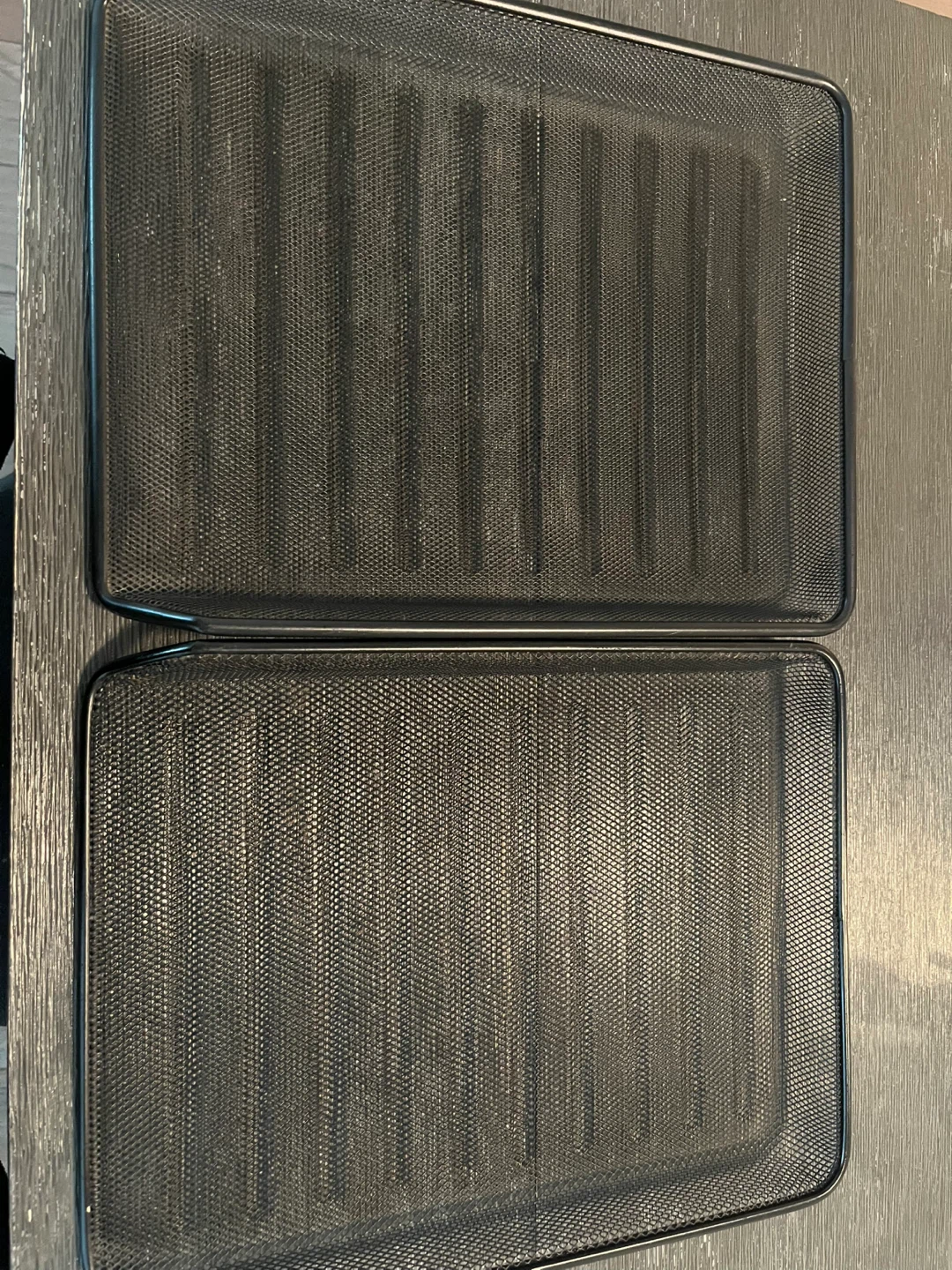 Ikea wire mesh paper trays x3
