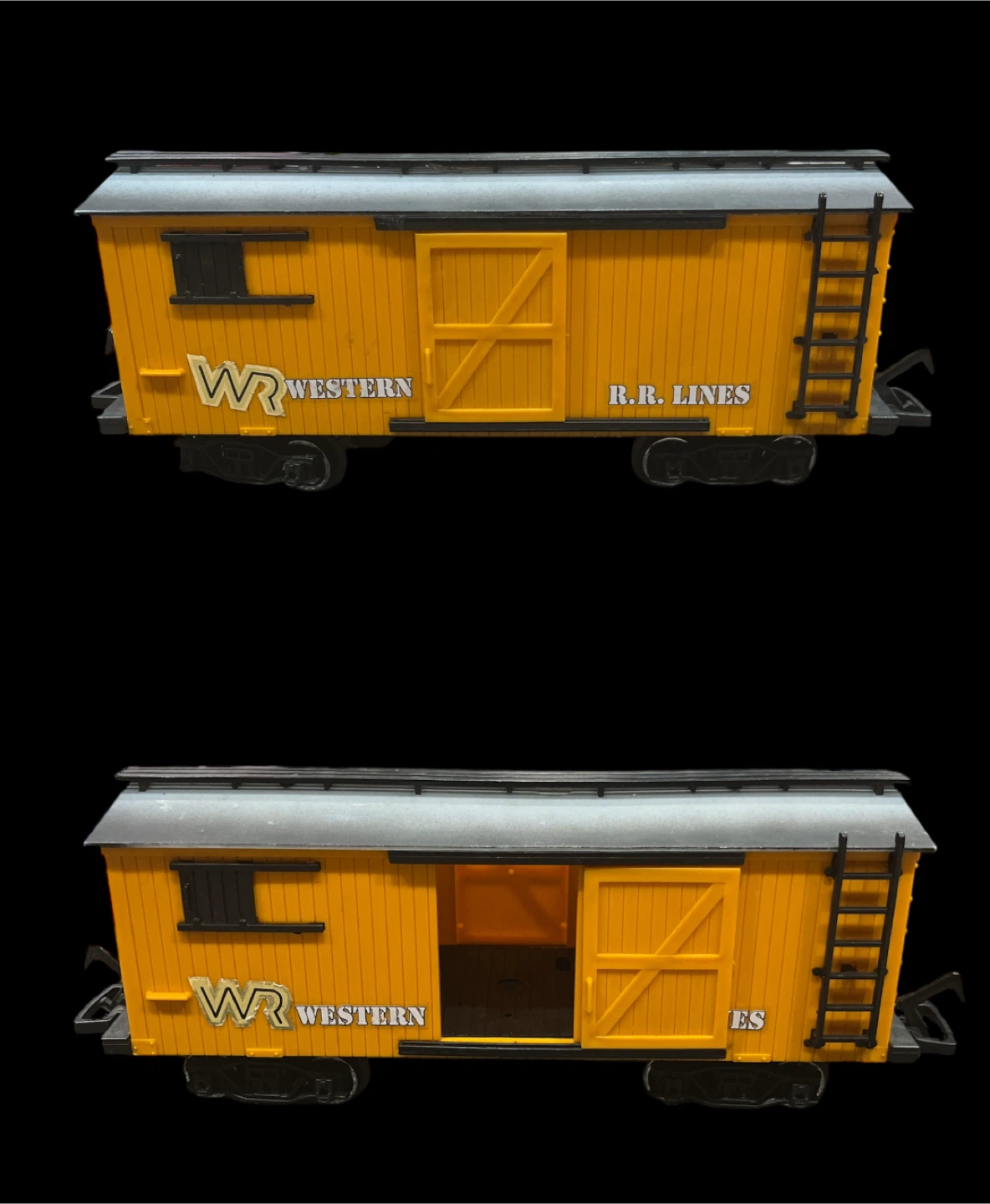 Western R.R. Lines Yellow Train Car - photo 2