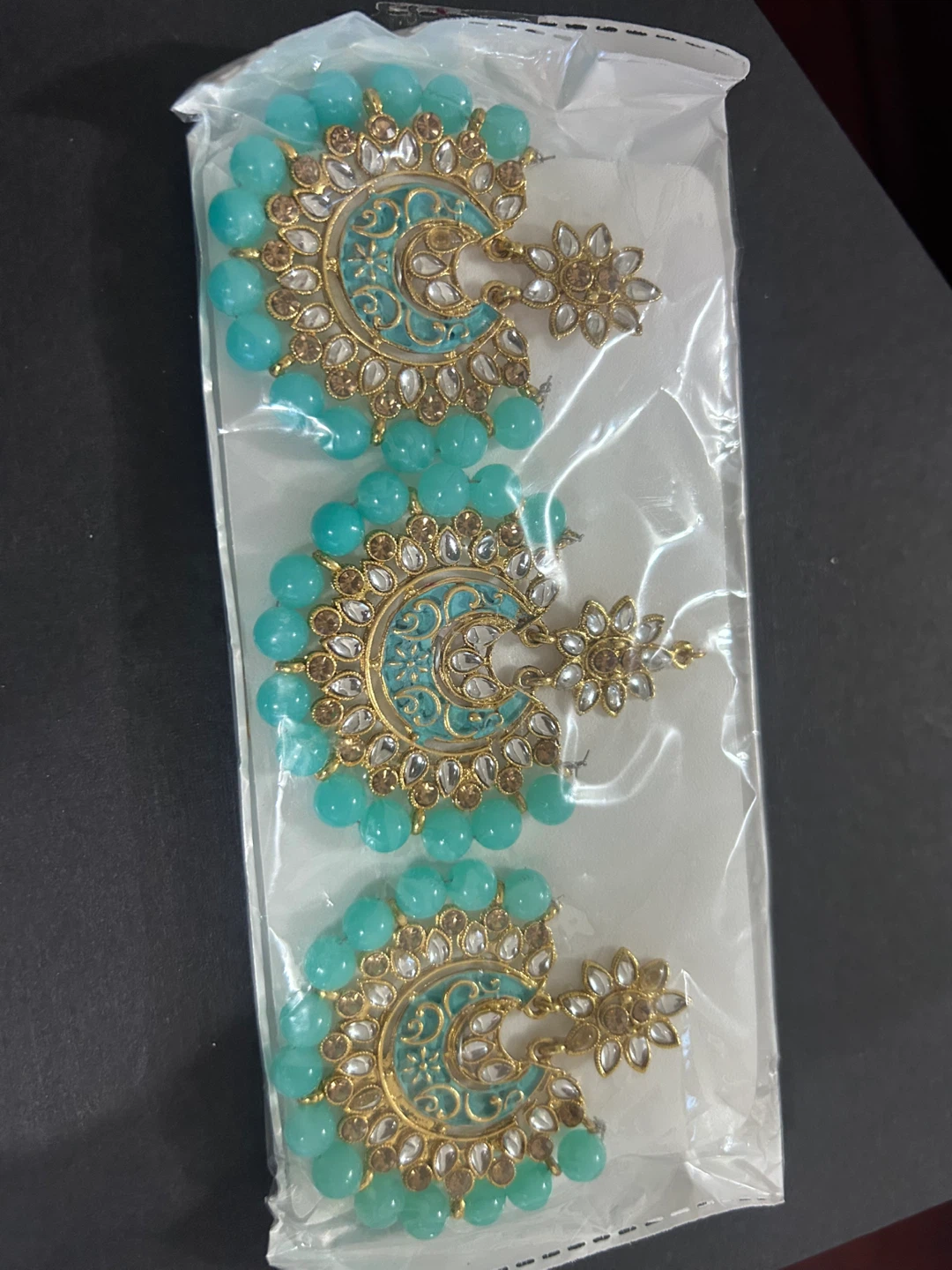 New Turquoise & Gold Earrings