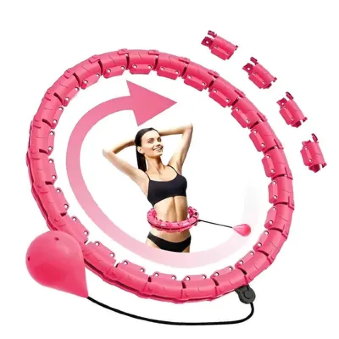 Adjustable Weighted Hula Hoop