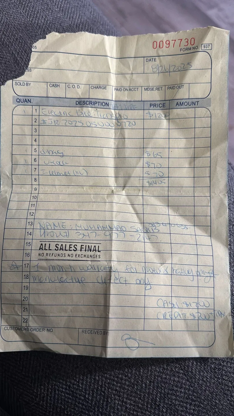 Transpro Electric Bike - New! image indicator(7)