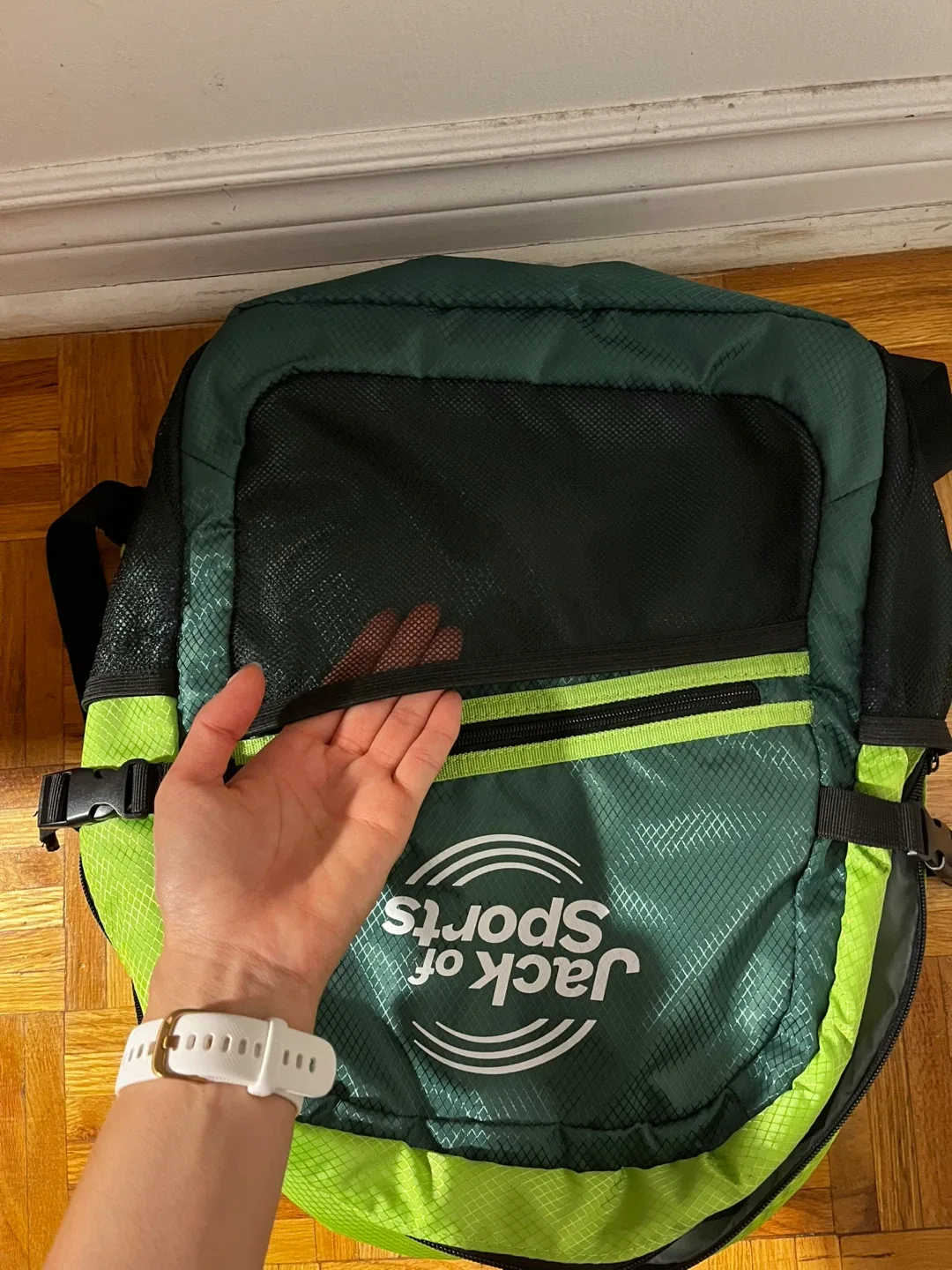 Jack of Sports Green & Black Backpack image indicator(4)