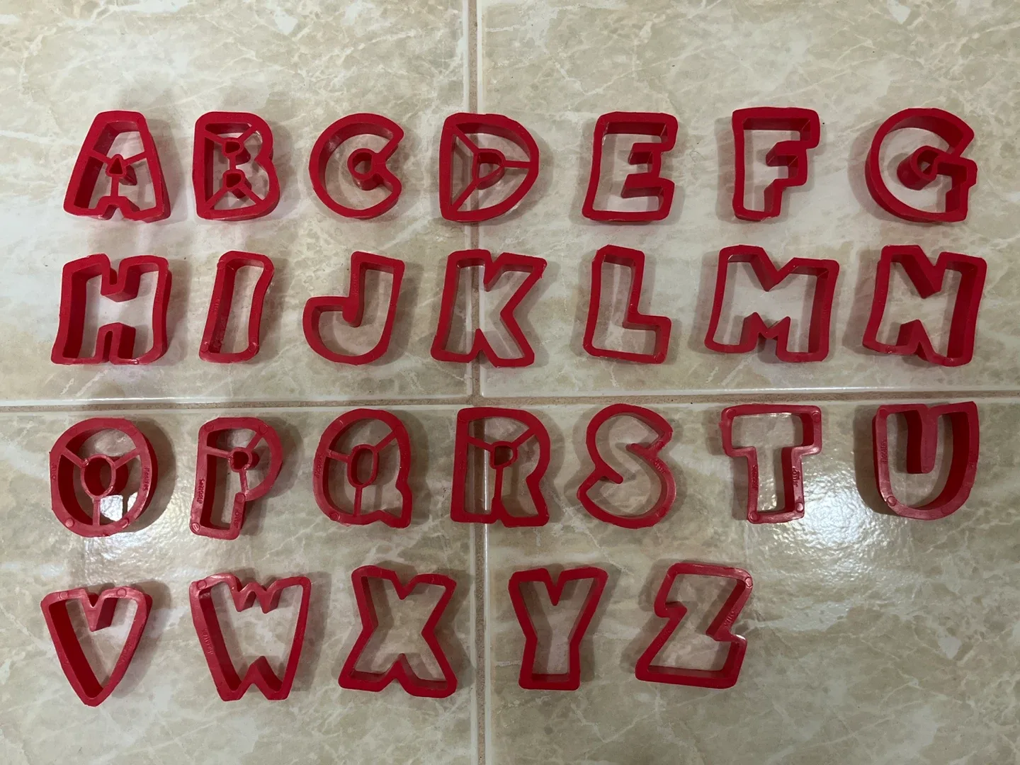 Alphabet Cookie Cutters - A to Z thumbnail