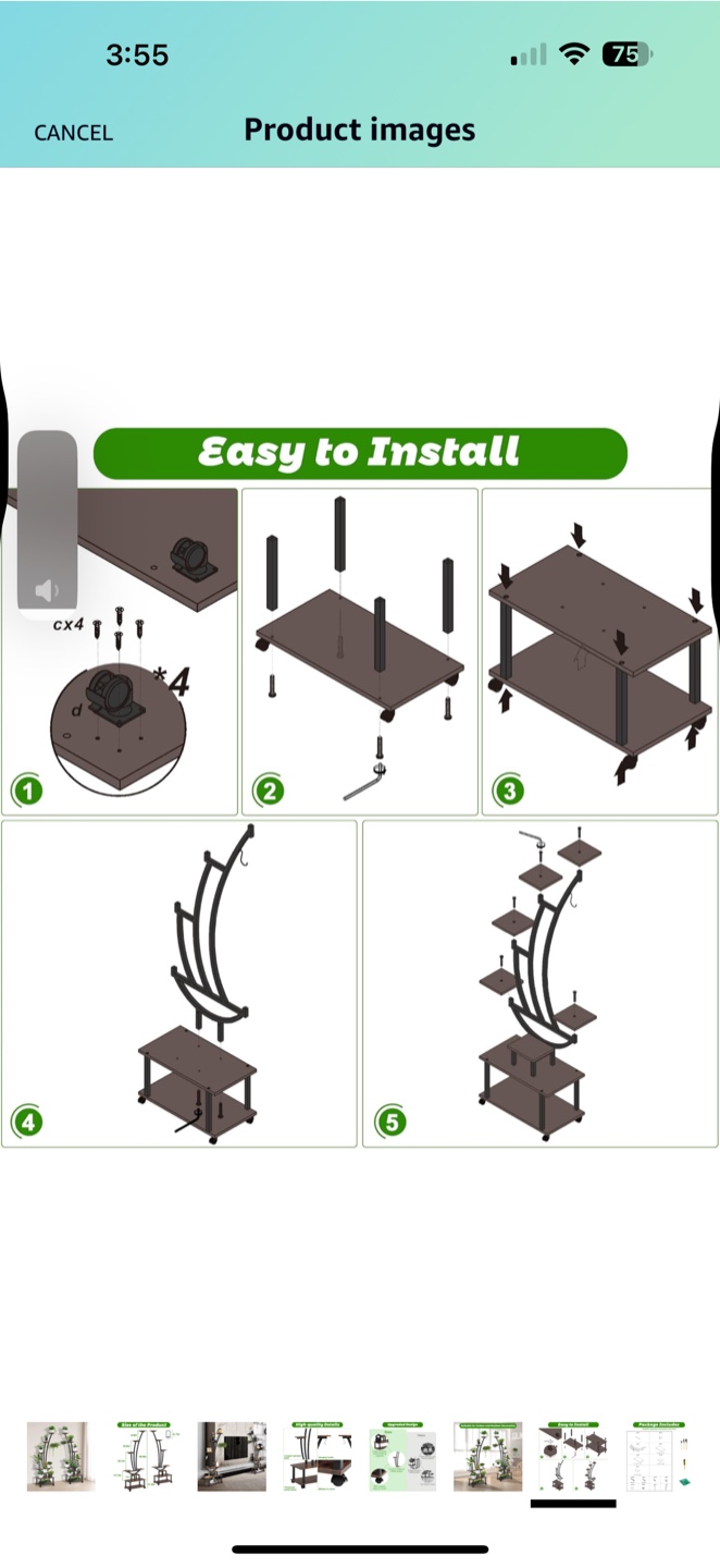 NEW - Tiered Plant Stand - Midnapore SE - photo 4