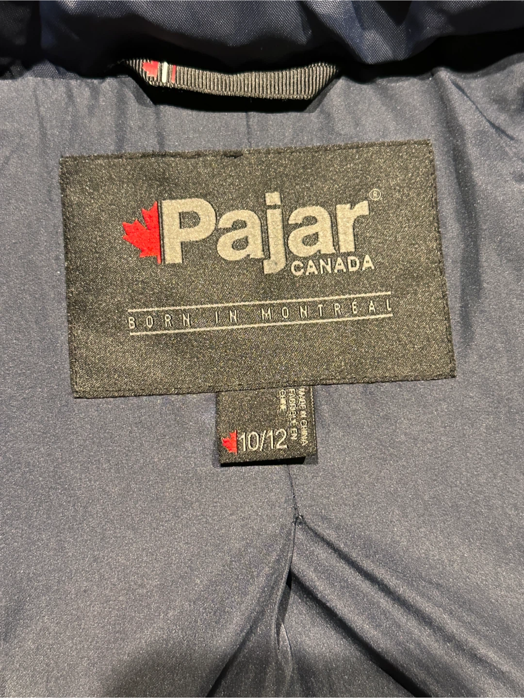 Pajar Canada Winter Coat - Size 10/12