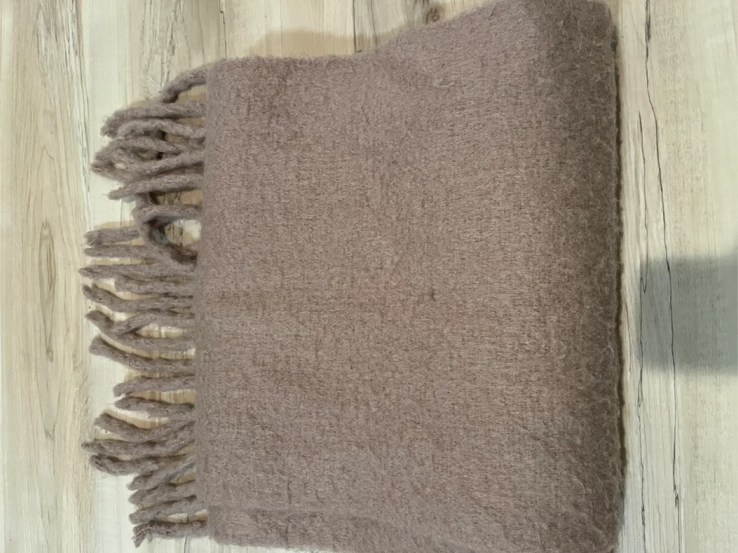 Cozy winter scarf - Beige/Brown
