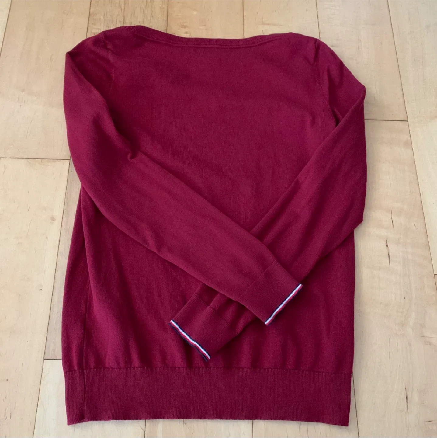 Tommy Hilfiger Sweater - XS - Burgundy image indicator(3)
