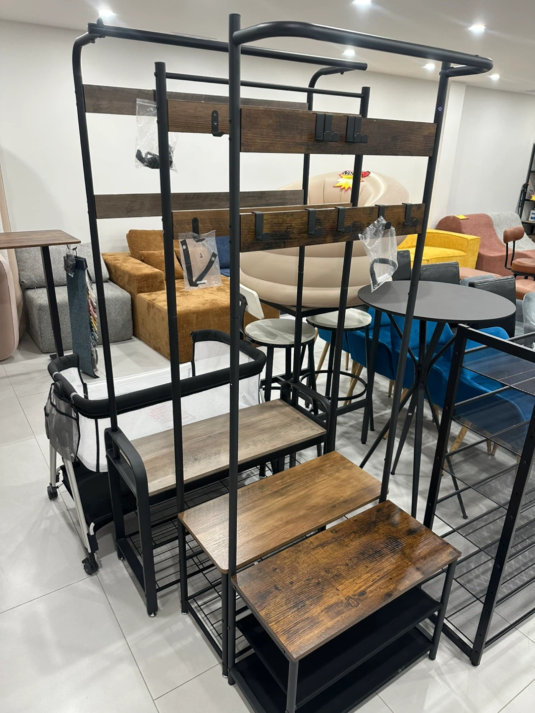 Hall Tree with Shoe Storage Bench