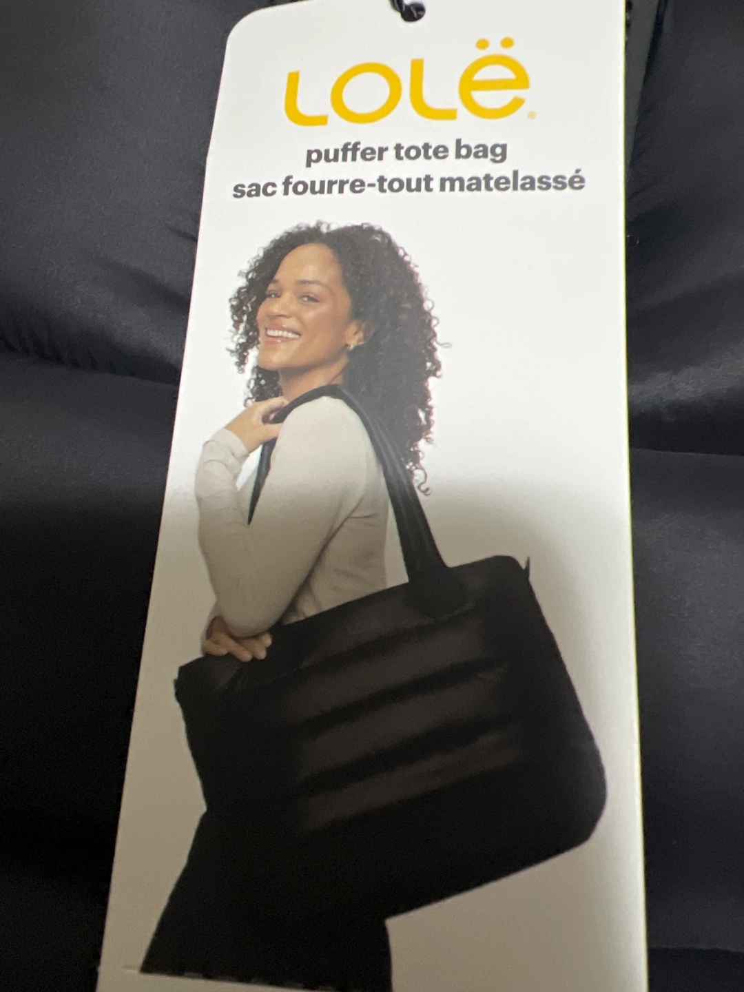 Lole Puffer Tote Bag - Black - photo 2