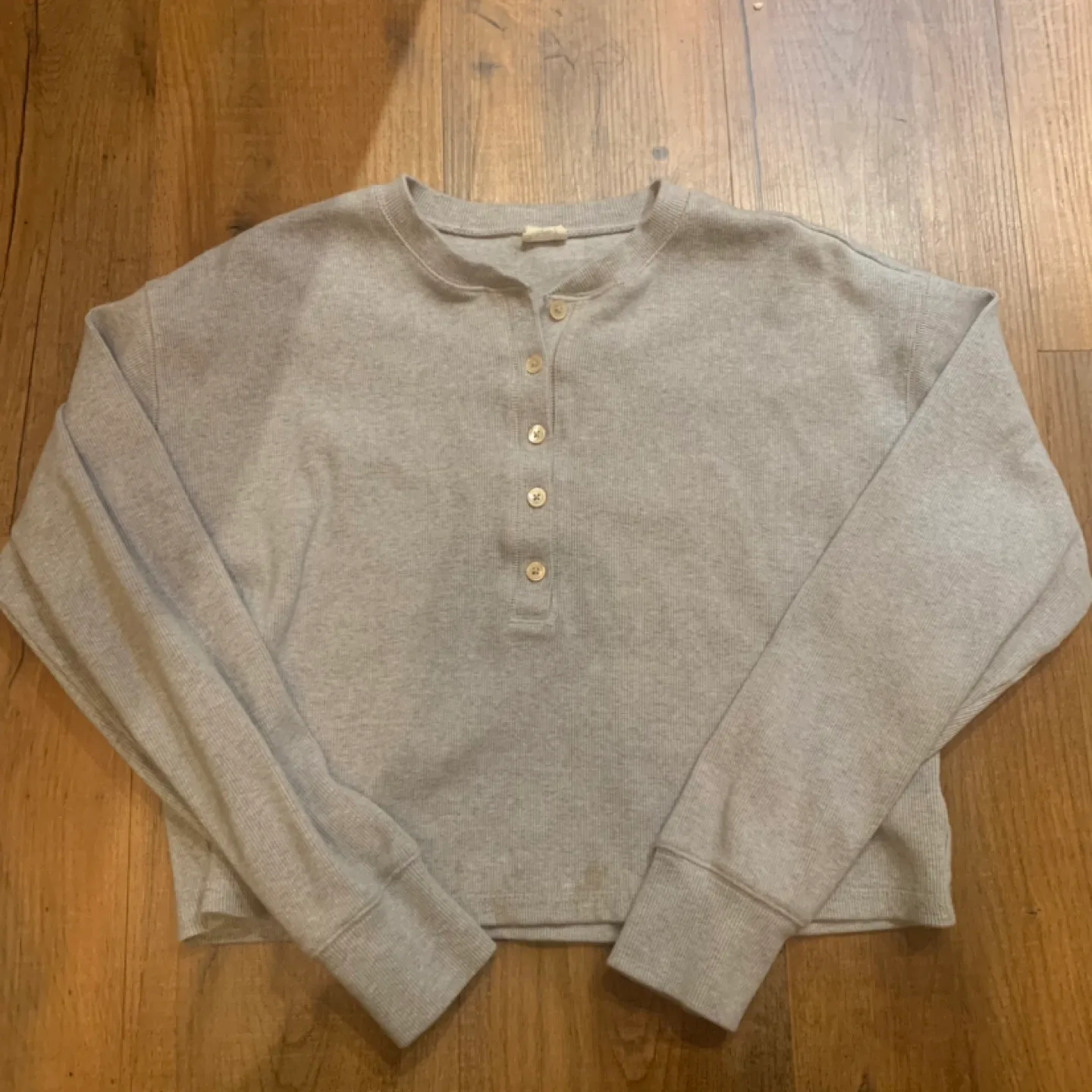 Wilfred Free Grey Henley - Size S thumbnail