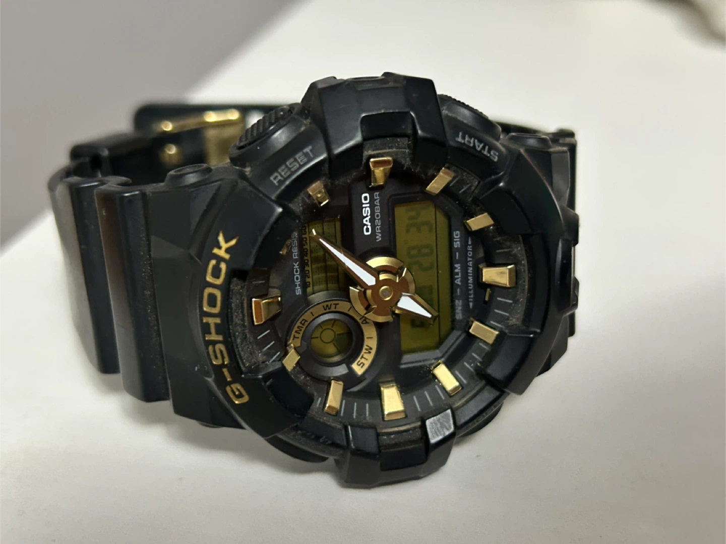 Casio G-Shock Watch - Black & Gold