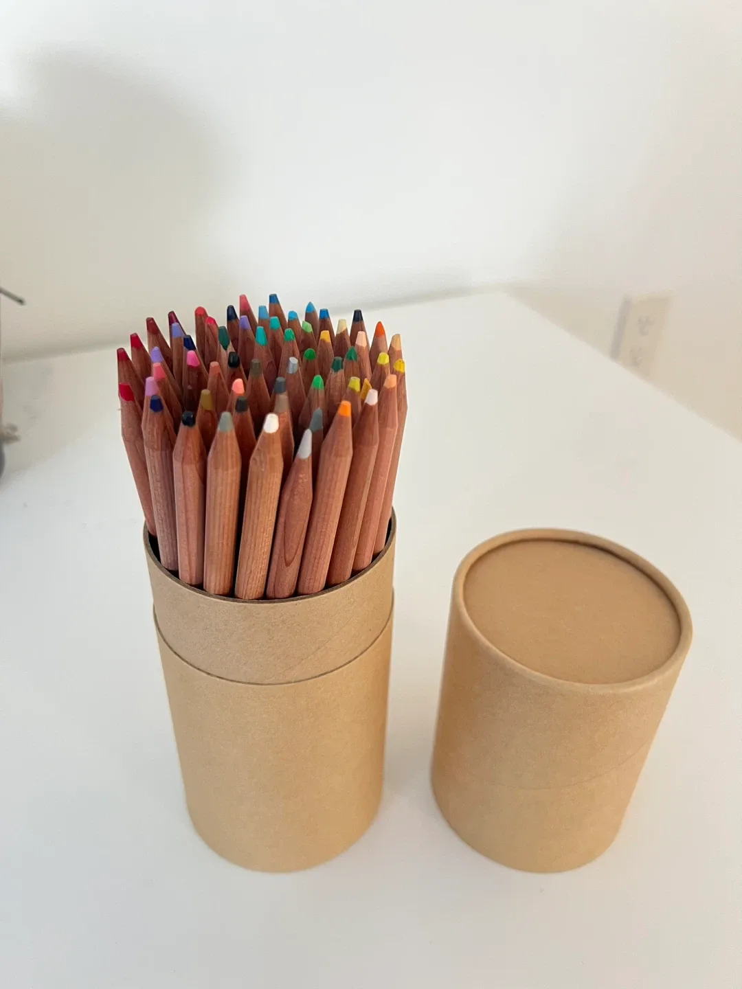 (Retail $40)Muji 60 Coloured Pencils With Paper Tube image indicator(3)