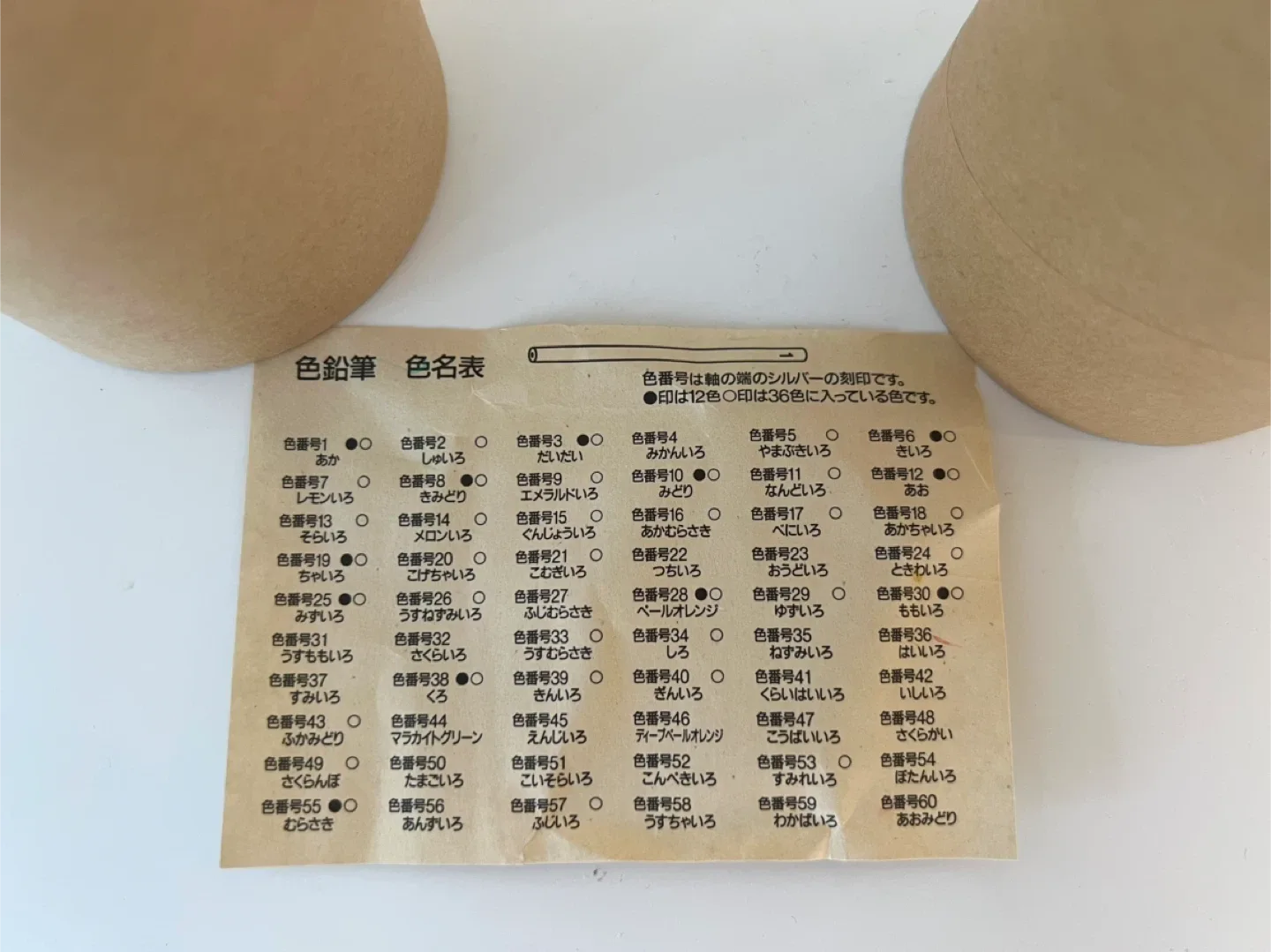 (Retail $40)Muji 60 Coloured Pencils With Paper Tube image indicator(4)