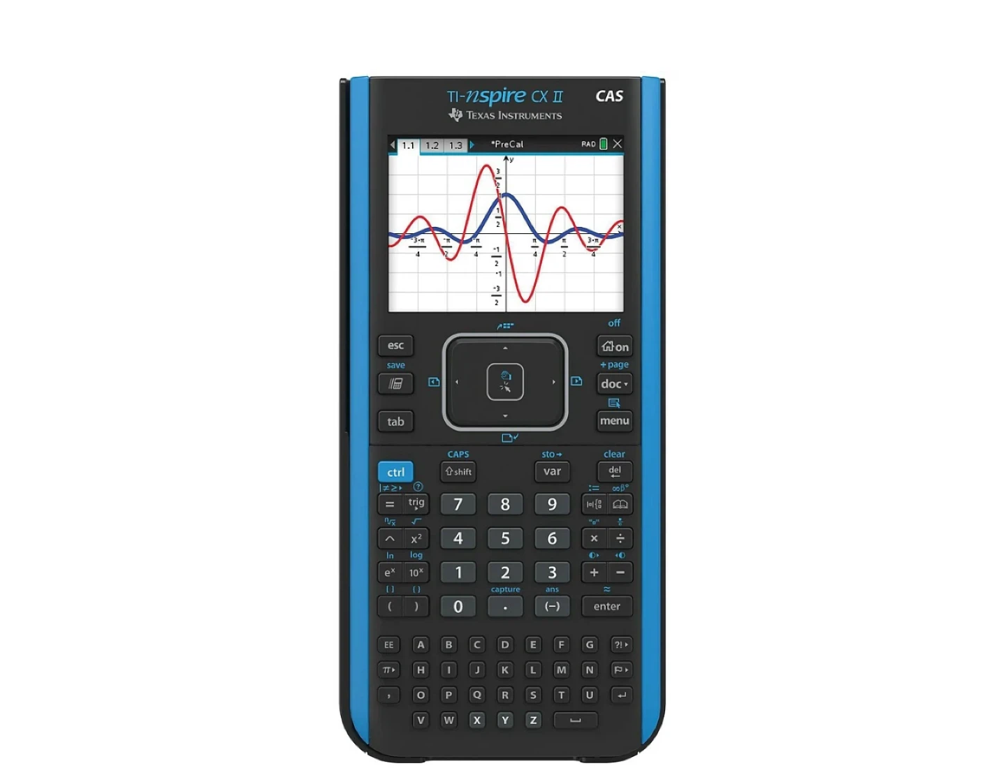 TI-Nspire II CAS graphing calculator.