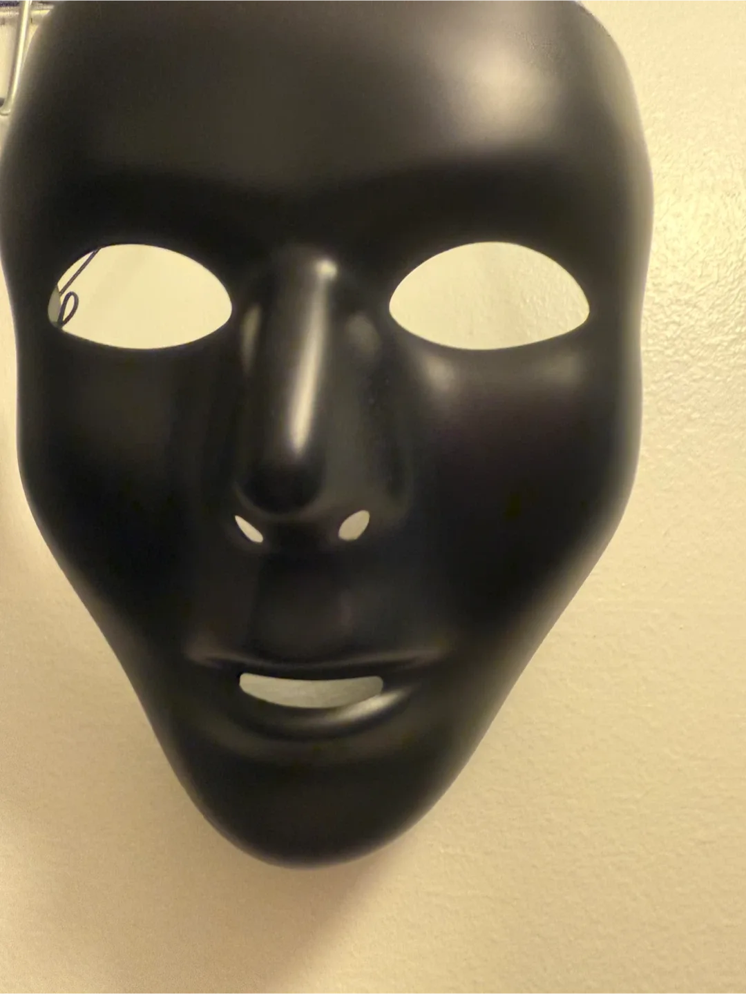 Black Plastic Halloween Face Mask 🥕 image indicator(2)