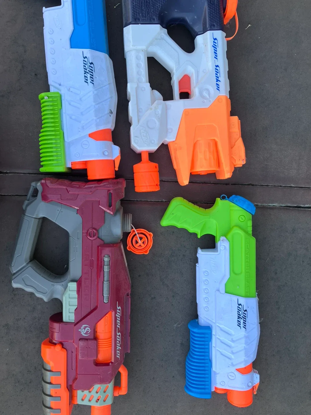 Nerf Super Soaker Water Guns - Lot of 4