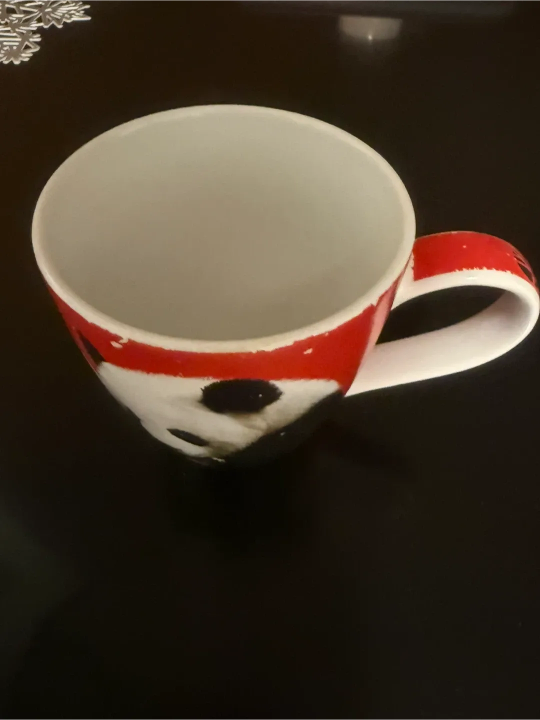 Panda Mug - Red and White 🥕 image indicator(2)
