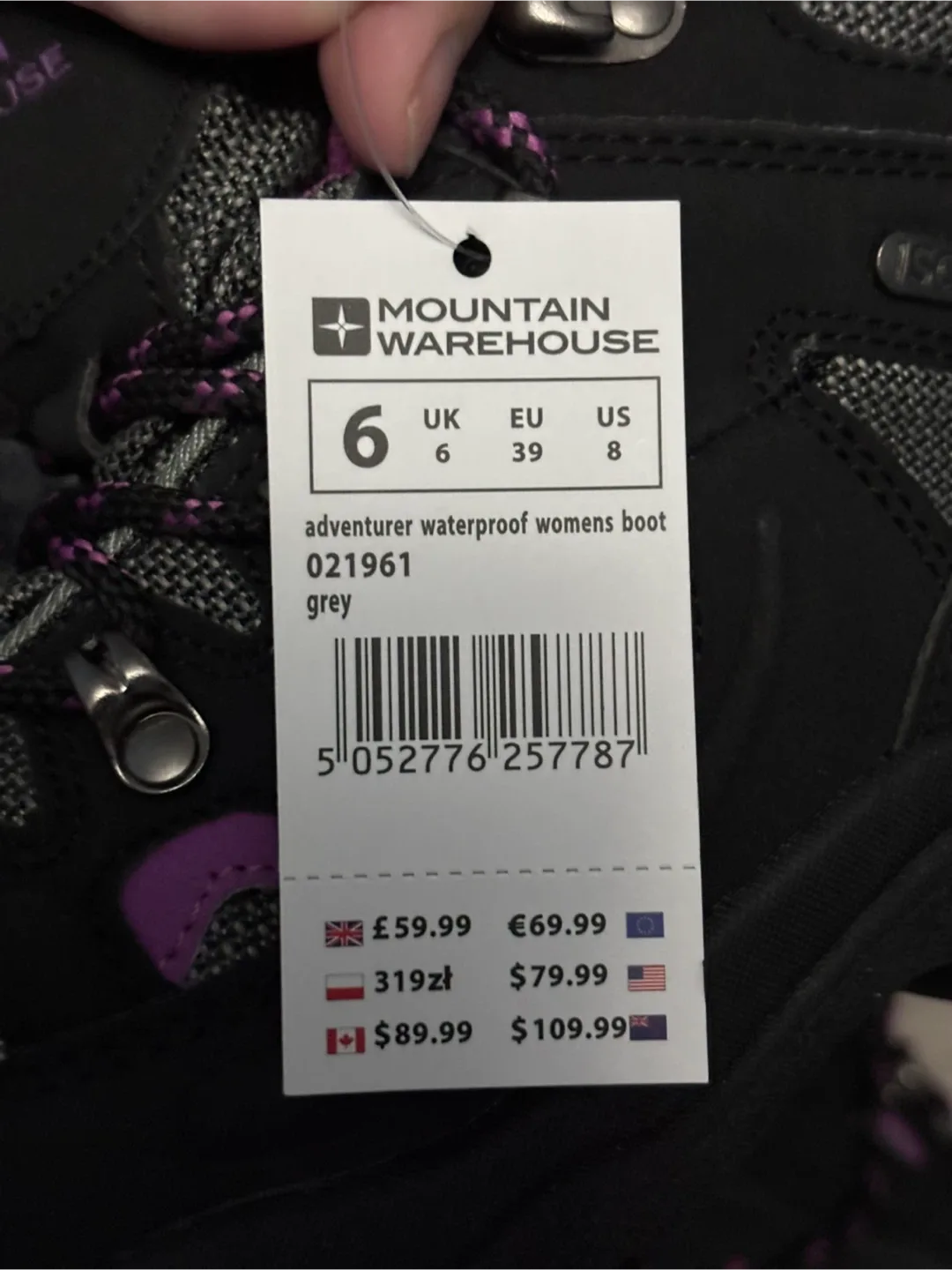 Mountain Warehouse Adventurer Waterproof Women's Boot - US 8 image indicator(4)