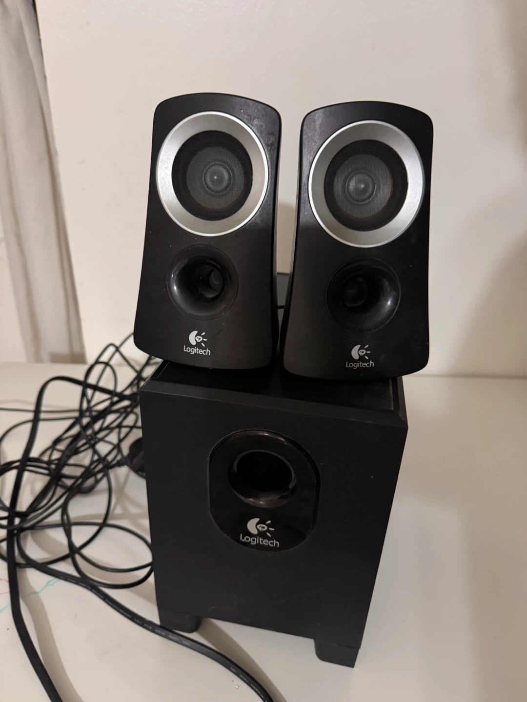 Logitech Z313 2.1 Computer Speaker System with Subwoofer - $30