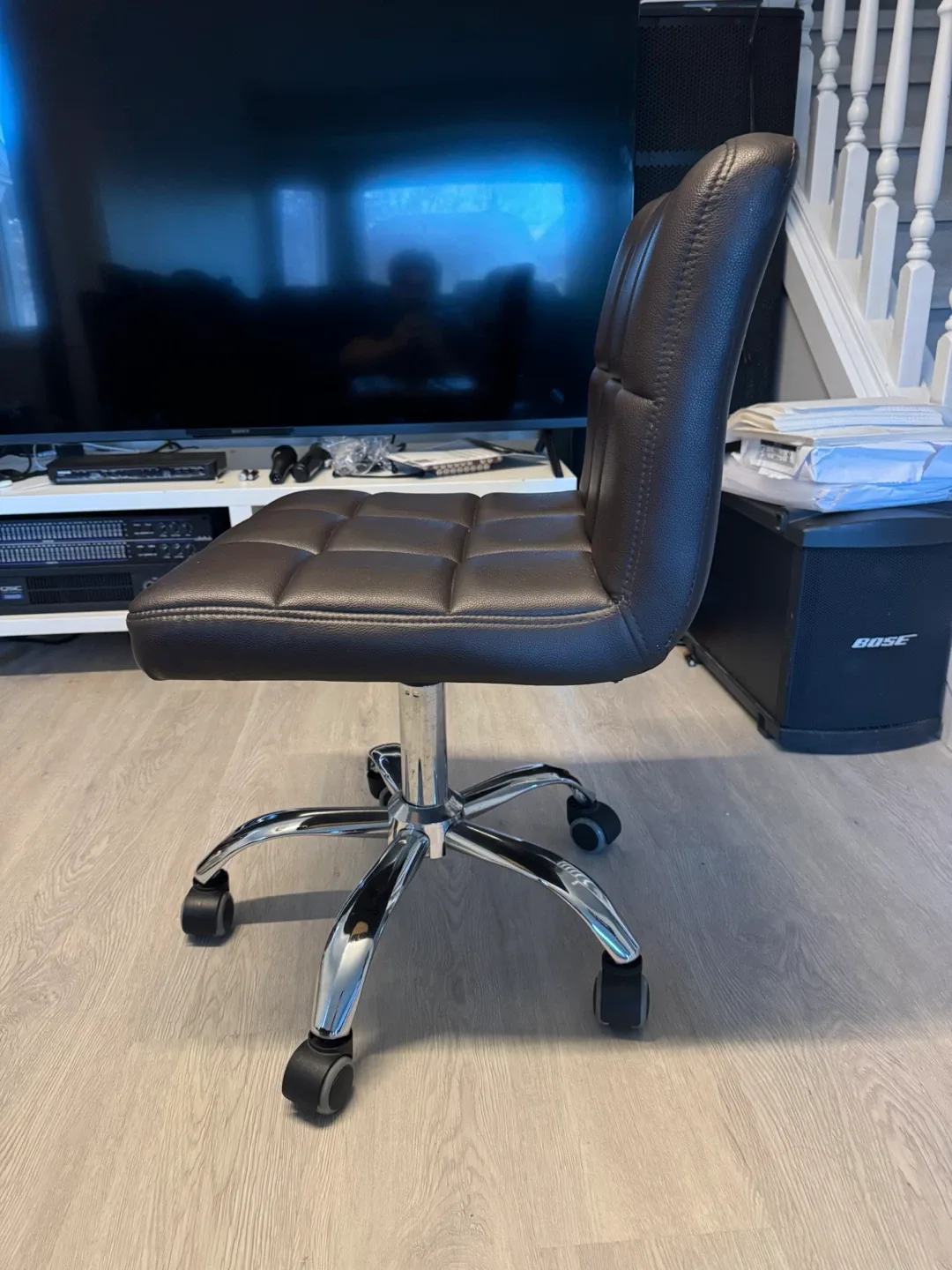Brown Leather task chair