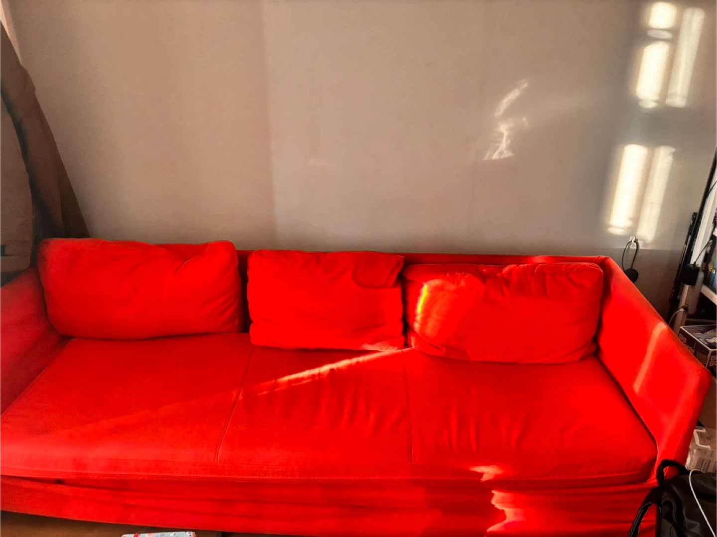 Red IKEA Sofa - photo 2