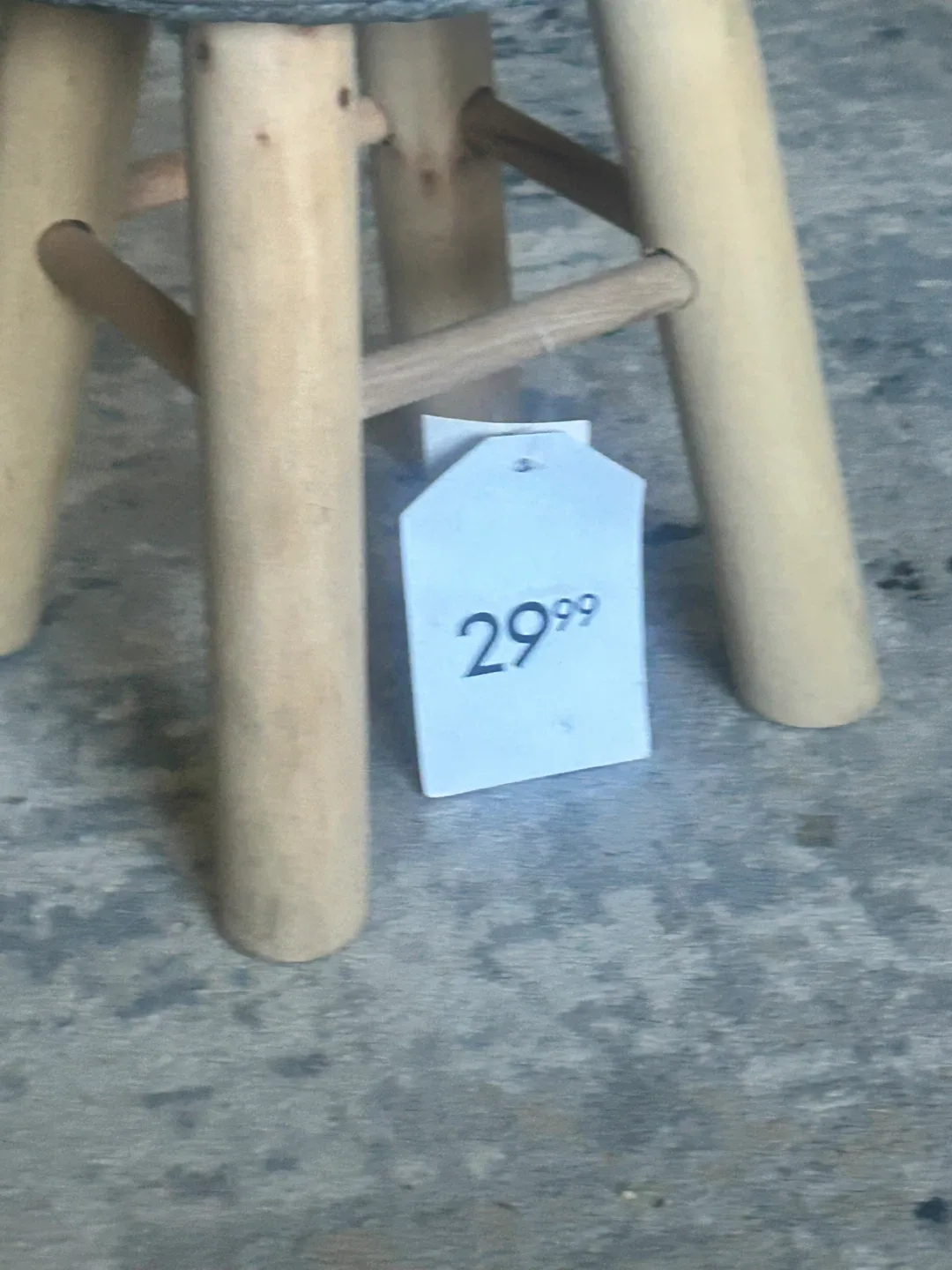 🥕 Woven Accent Stool - Like New! image indicator(3)