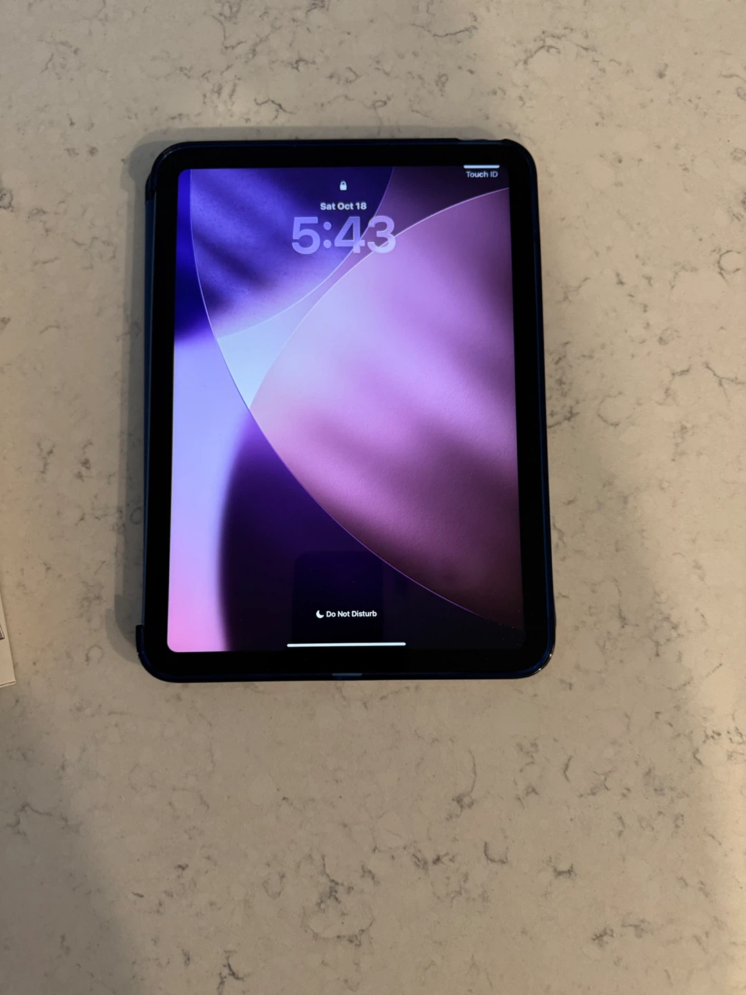 Like New Blue iPad 10th generation 64gb, cellular enabled - photo 2