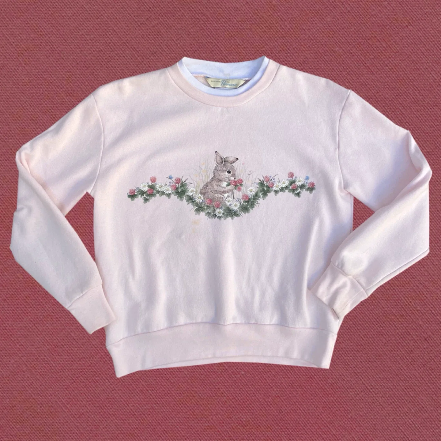 Vintage Bunny Fleece Sweater (small) thumbnail