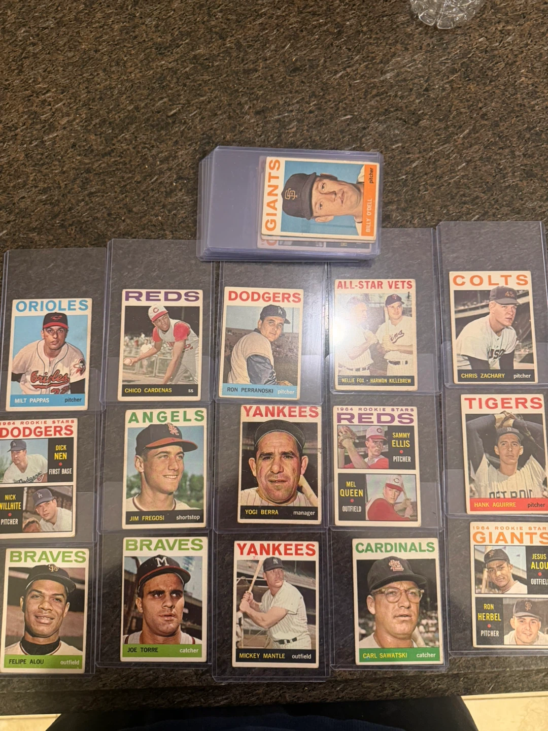 Vintage 1964 Baseball Cards