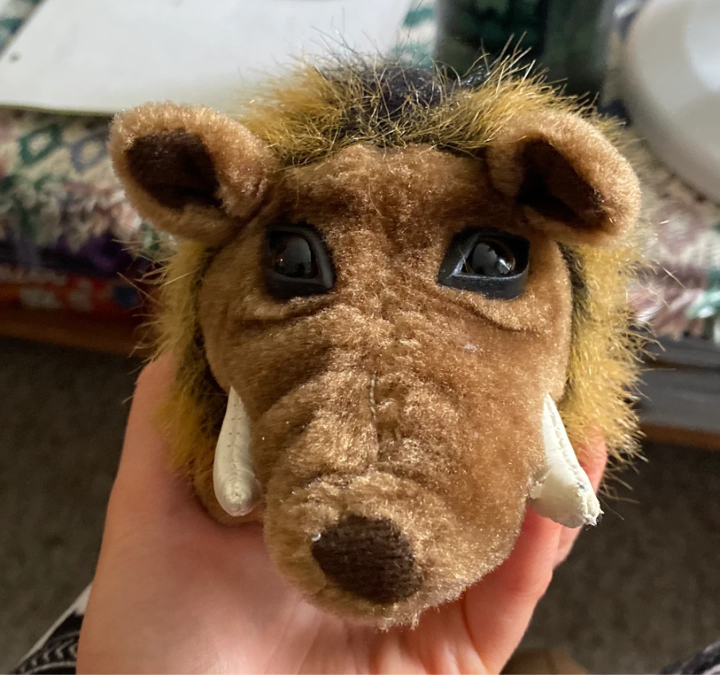Wild Boar Plush Toy with Baby
